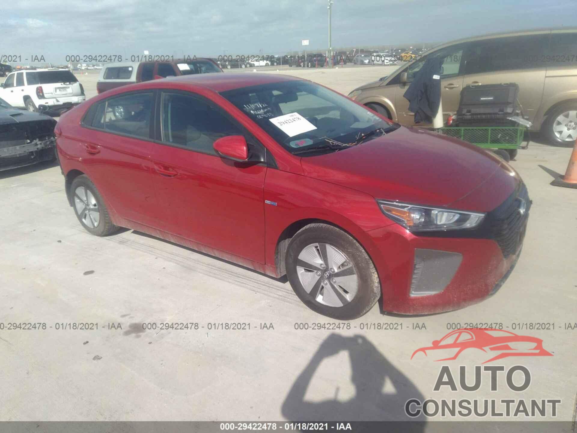 HYUNDAI IONIQ HYBRID 2019 - KMHC65LC7KU165999