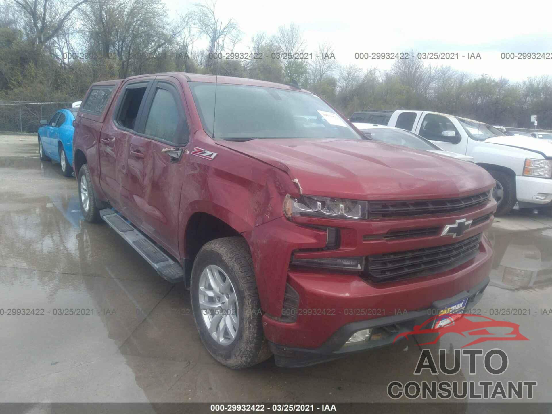 CHEVROLET SILVERADO 1500 2019 - 3GCUYEED2KG170152