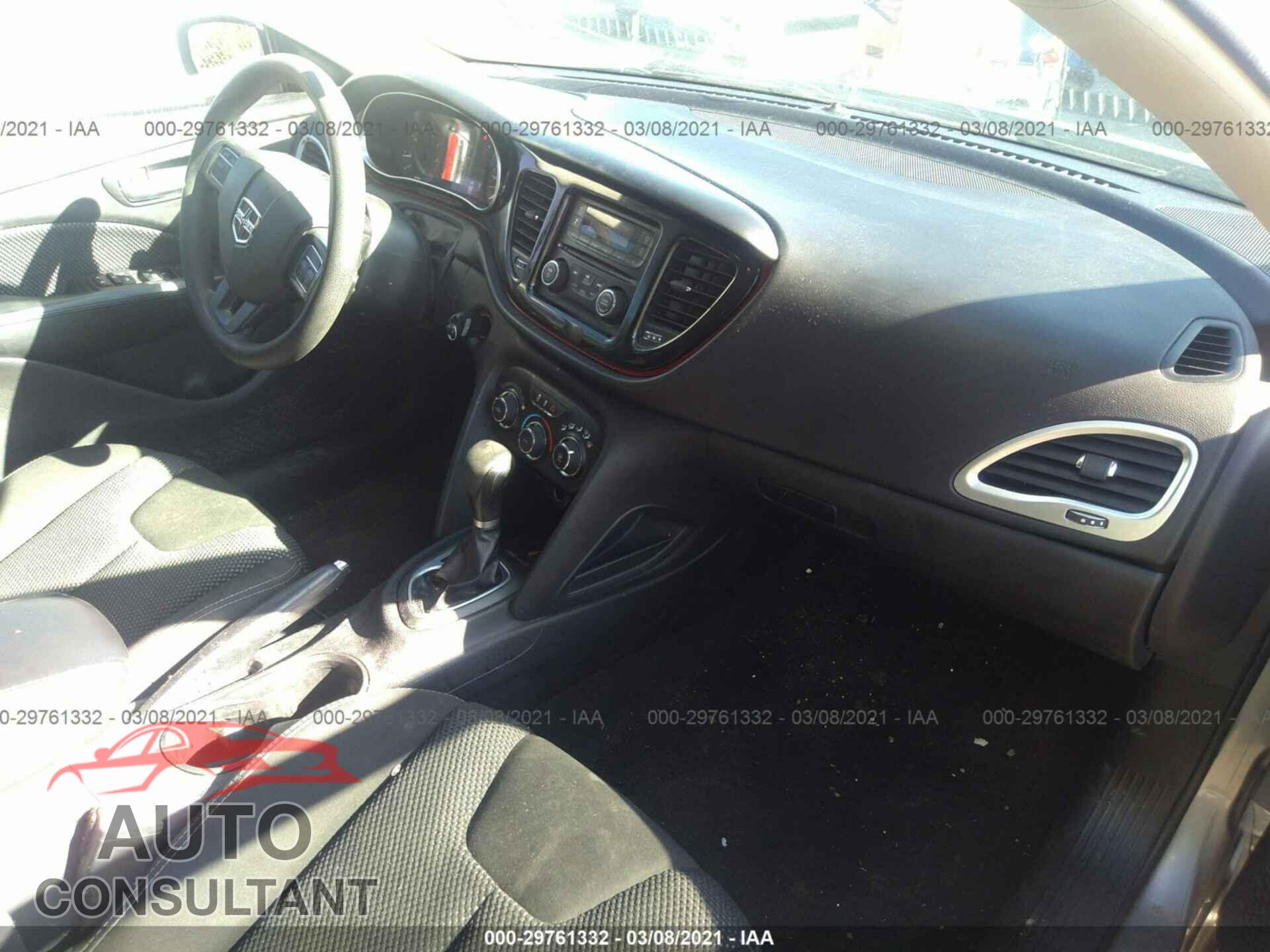 DODGE DART 2016 - 1C3CDFBBXGD689295