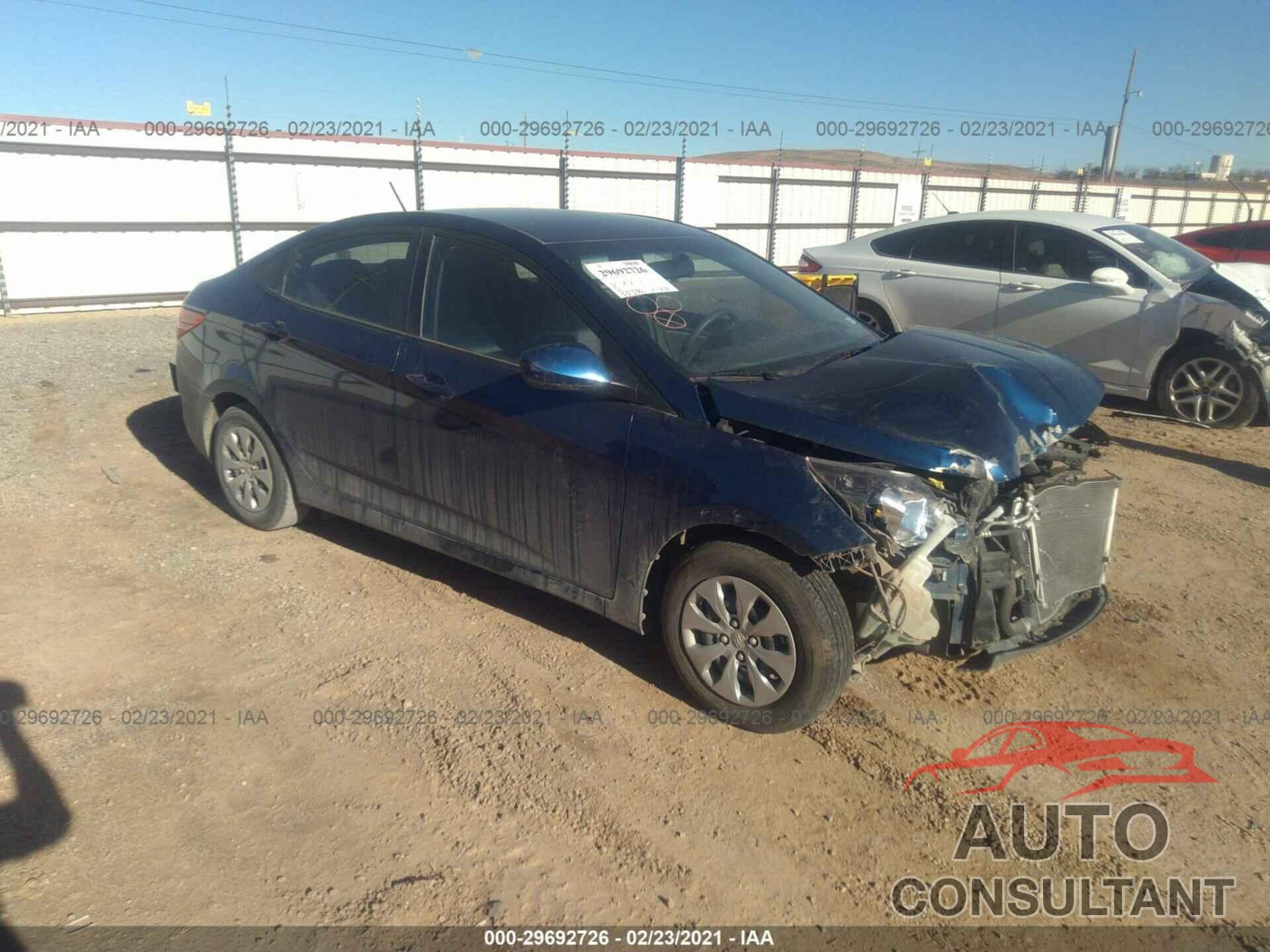 HYUNDAI ACCENT 2017 - KMHCT4AE1HU311572