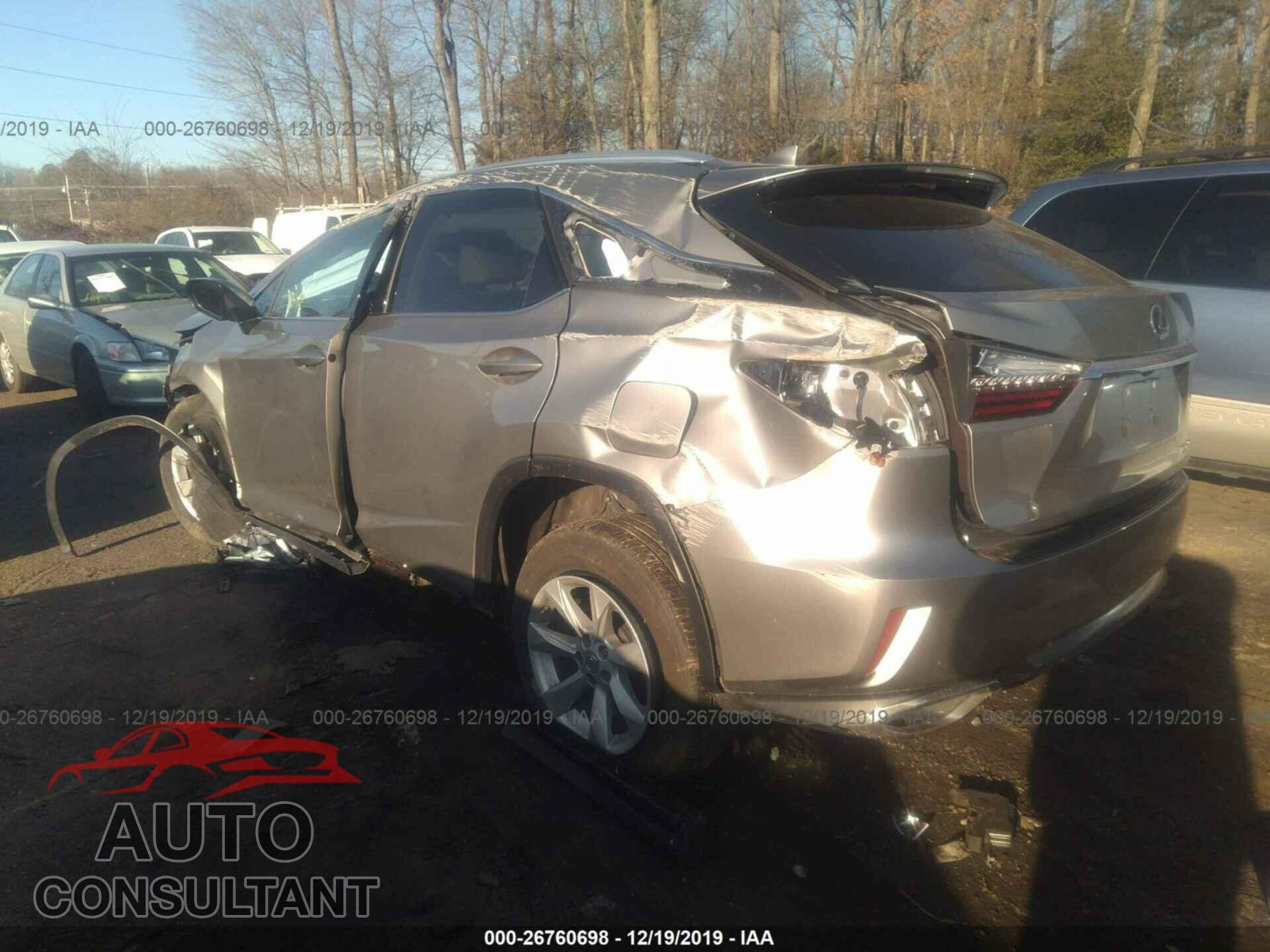 Lexus RX 2017 - 2T2BZMCA7HC105660