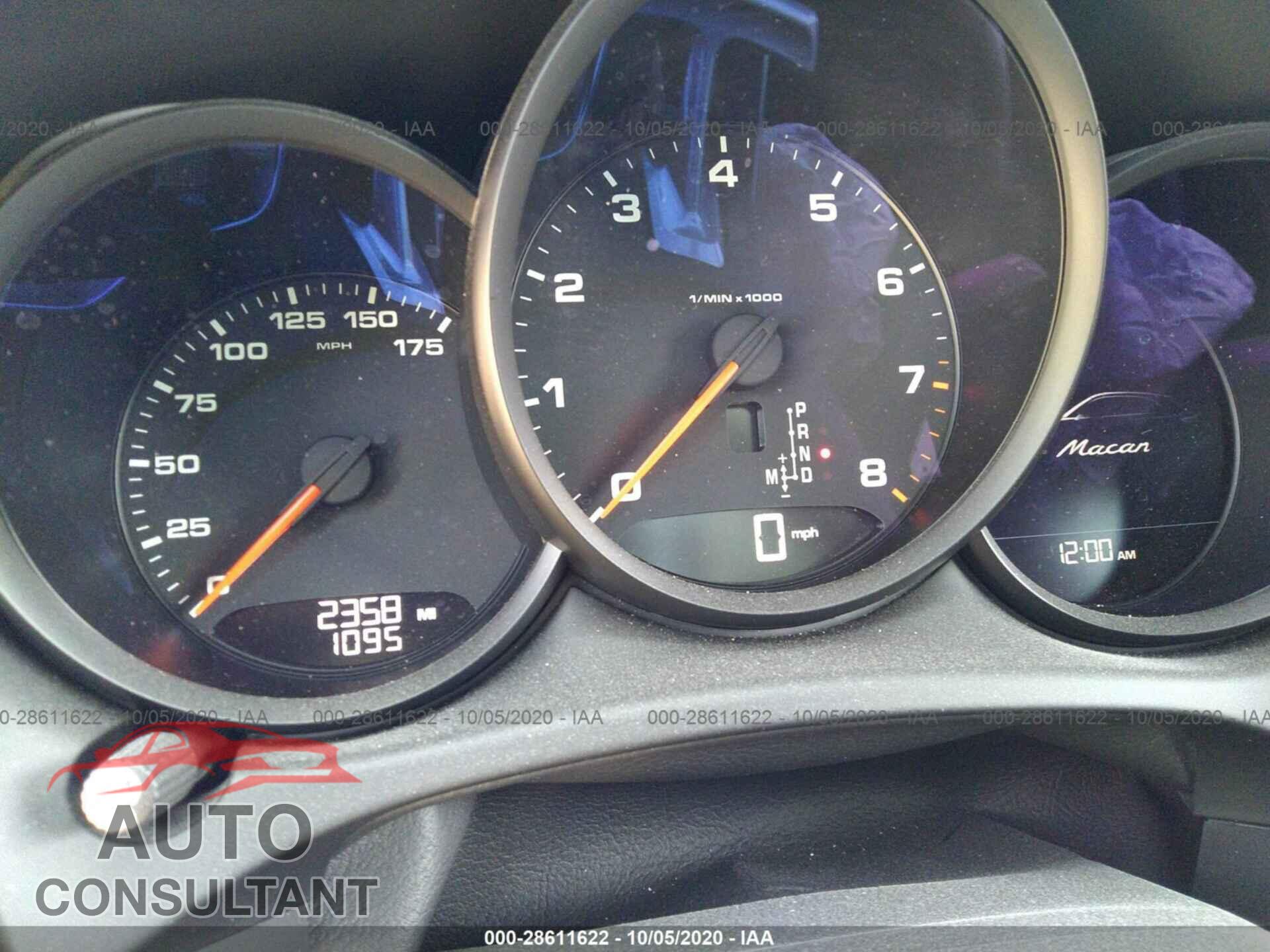 PORSCHE MACAN 2020 - WP1AA2A50LLB07560
