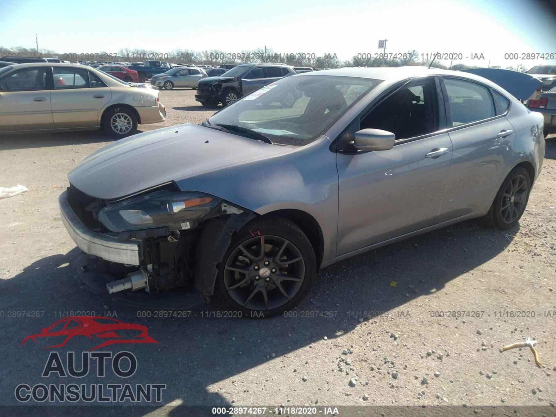 DODGE DART 2016 - 1C3CDFAA3GD737342