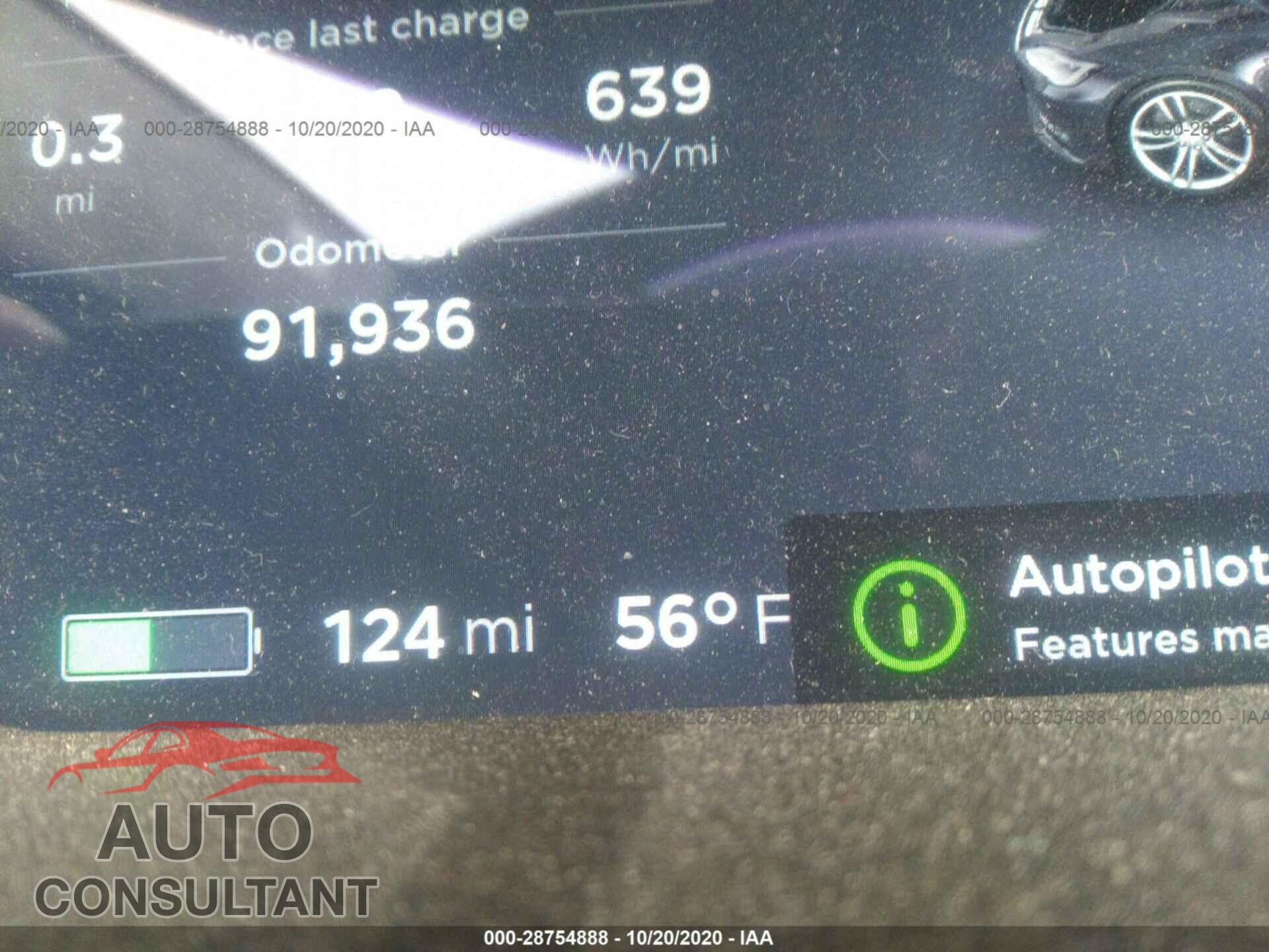 TESLA MODEL S 2016 - 5YJSA1E23GF130419