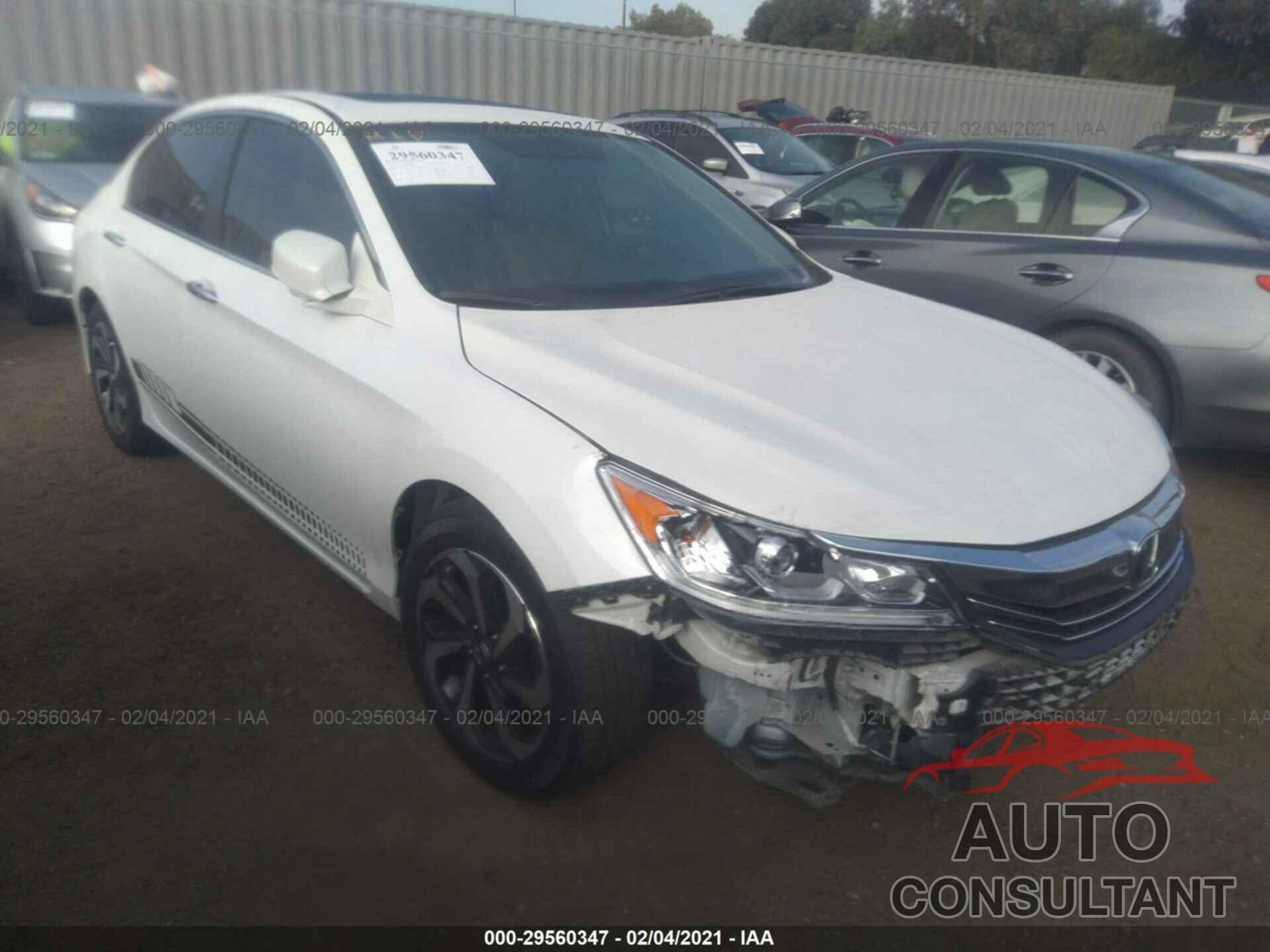 HONDA ACCORD SEDAN 2016 - 1HGCR2F89GA035461