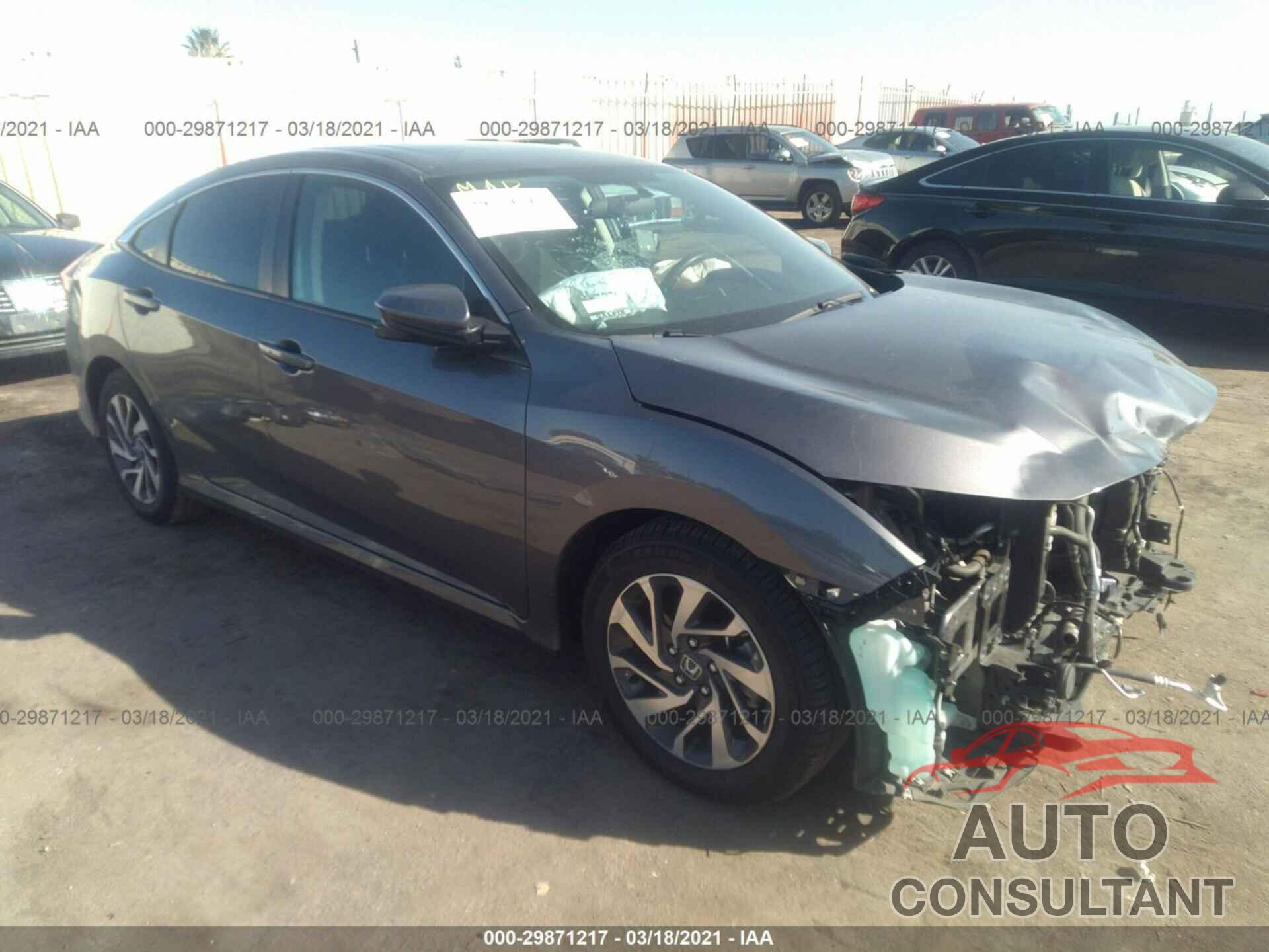 HONDA CIVIC SEDAN 2018 - 19XFC2F77JE201565