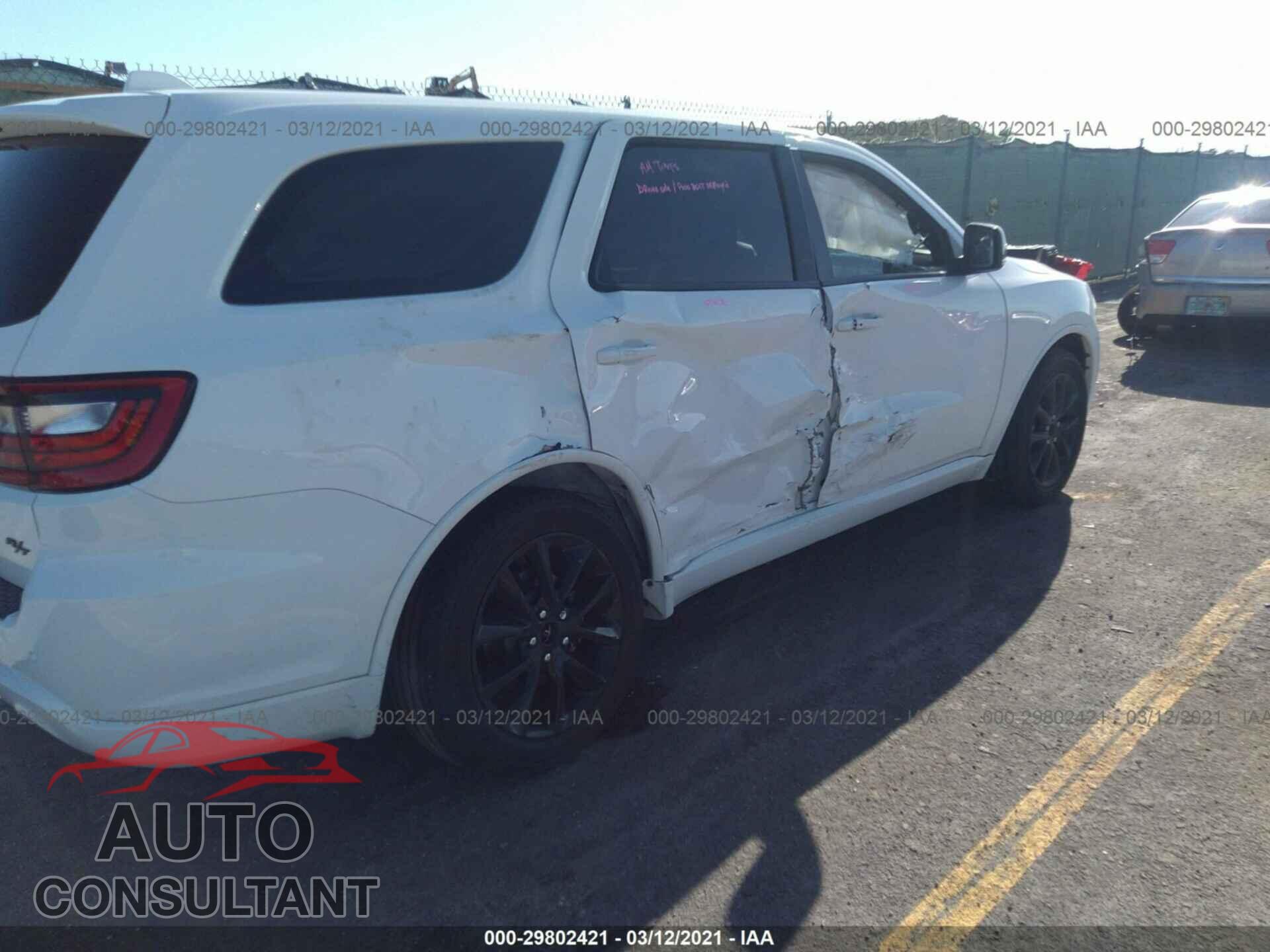 DODGE DURANGO 2018 - 1C4SDHCTXJC495082