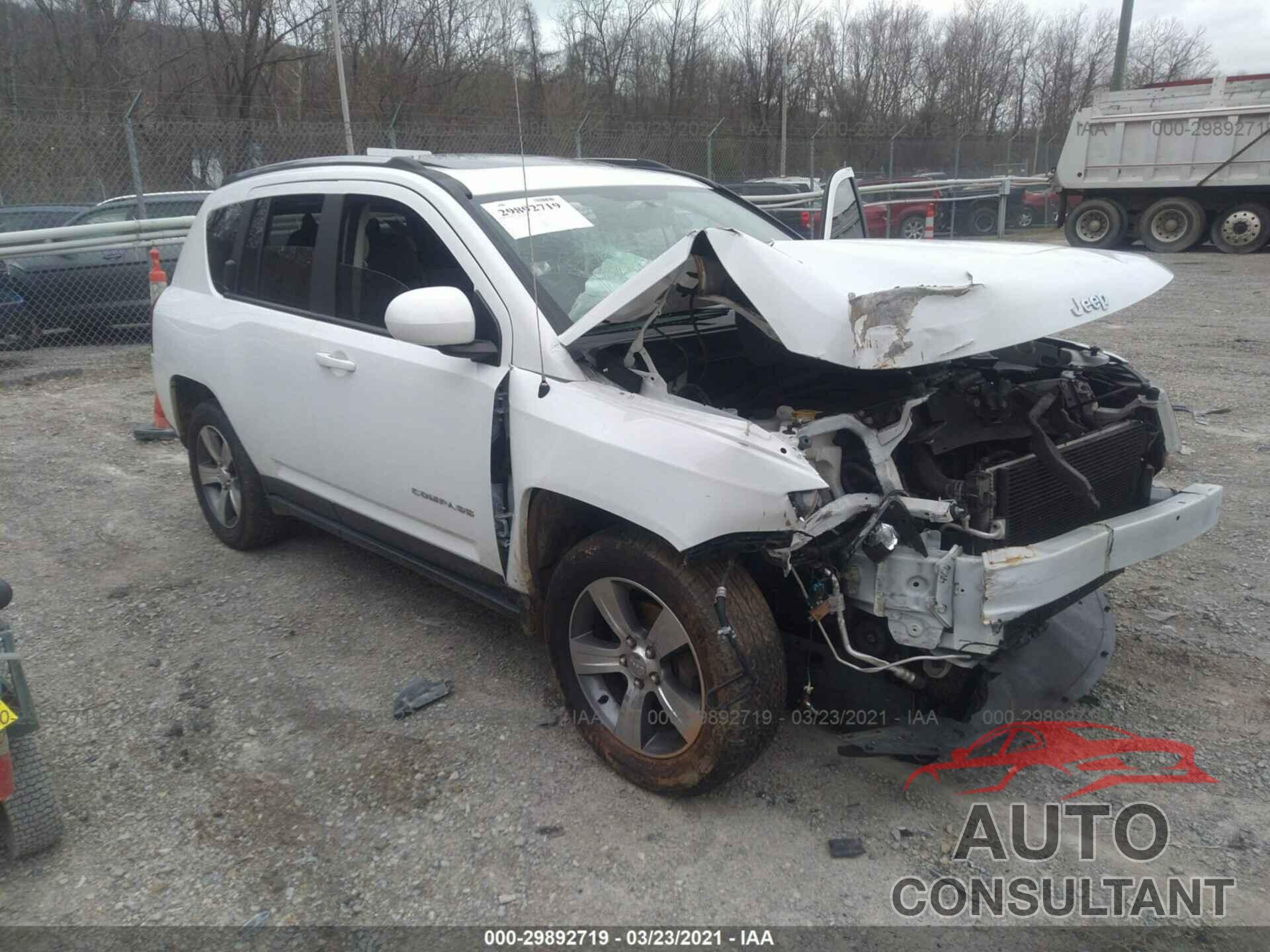 JEEP COMPASS 2017 - 1C4NJDEB0HD192545