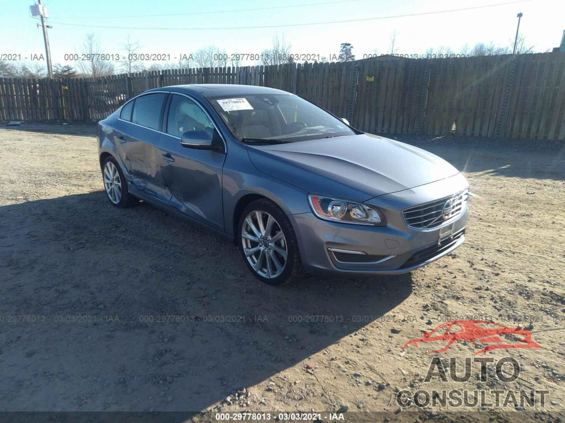 VOLVO S60 2017 - LYV402HK3HB146457