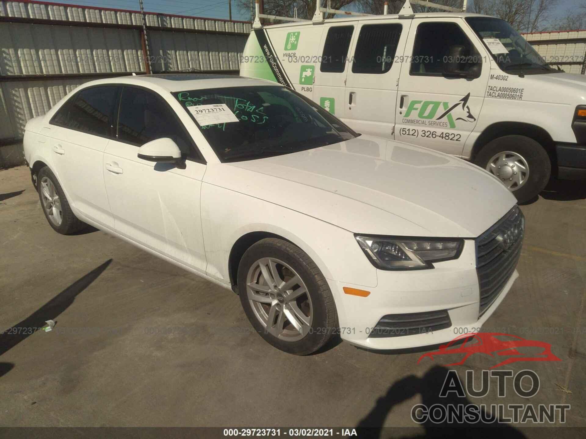 AUDI A4 2017 - WAUGNAF48HN026972