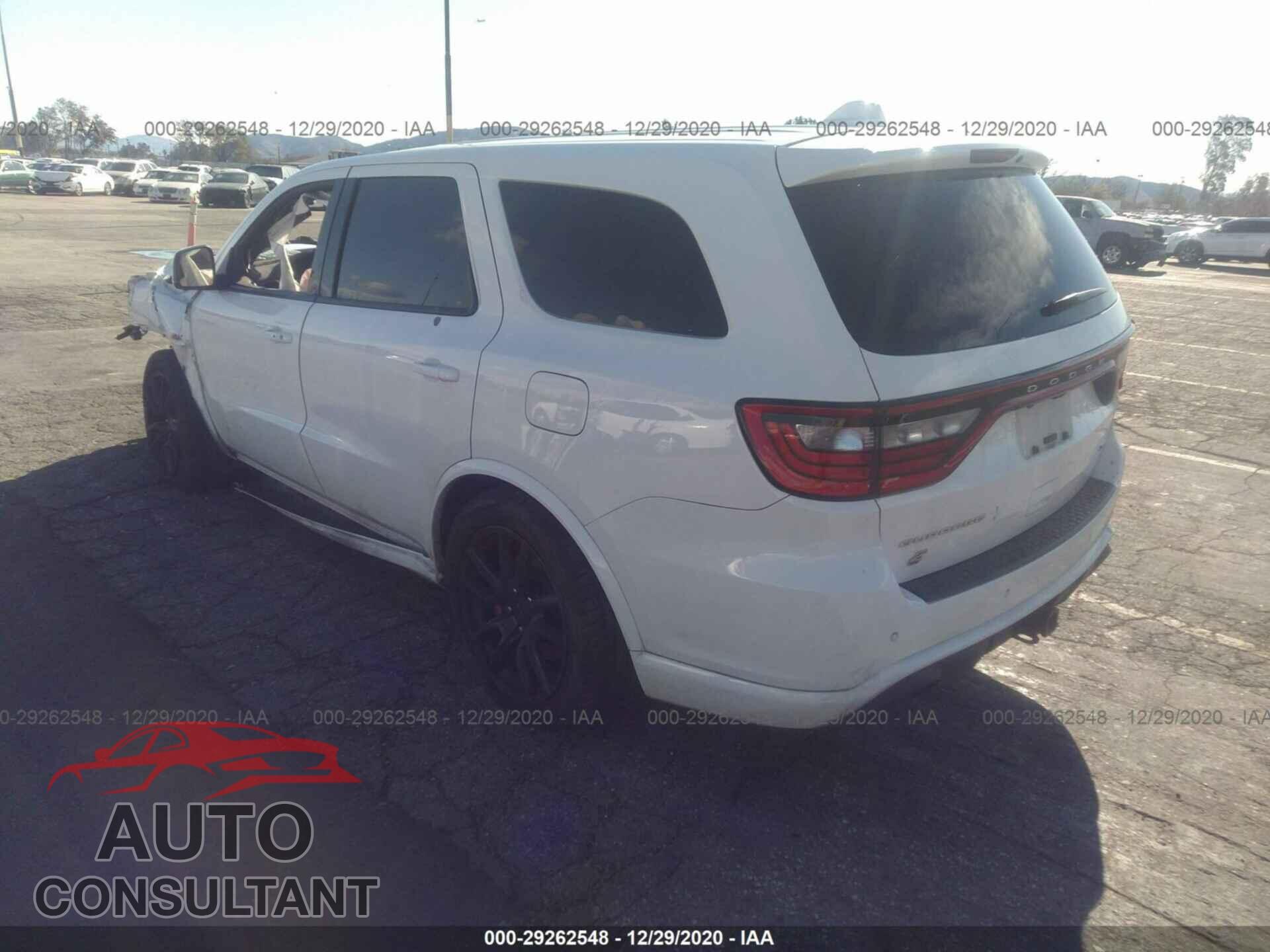 DODGE DURANGO 2018 - 1C4SDJGJ9JC439800