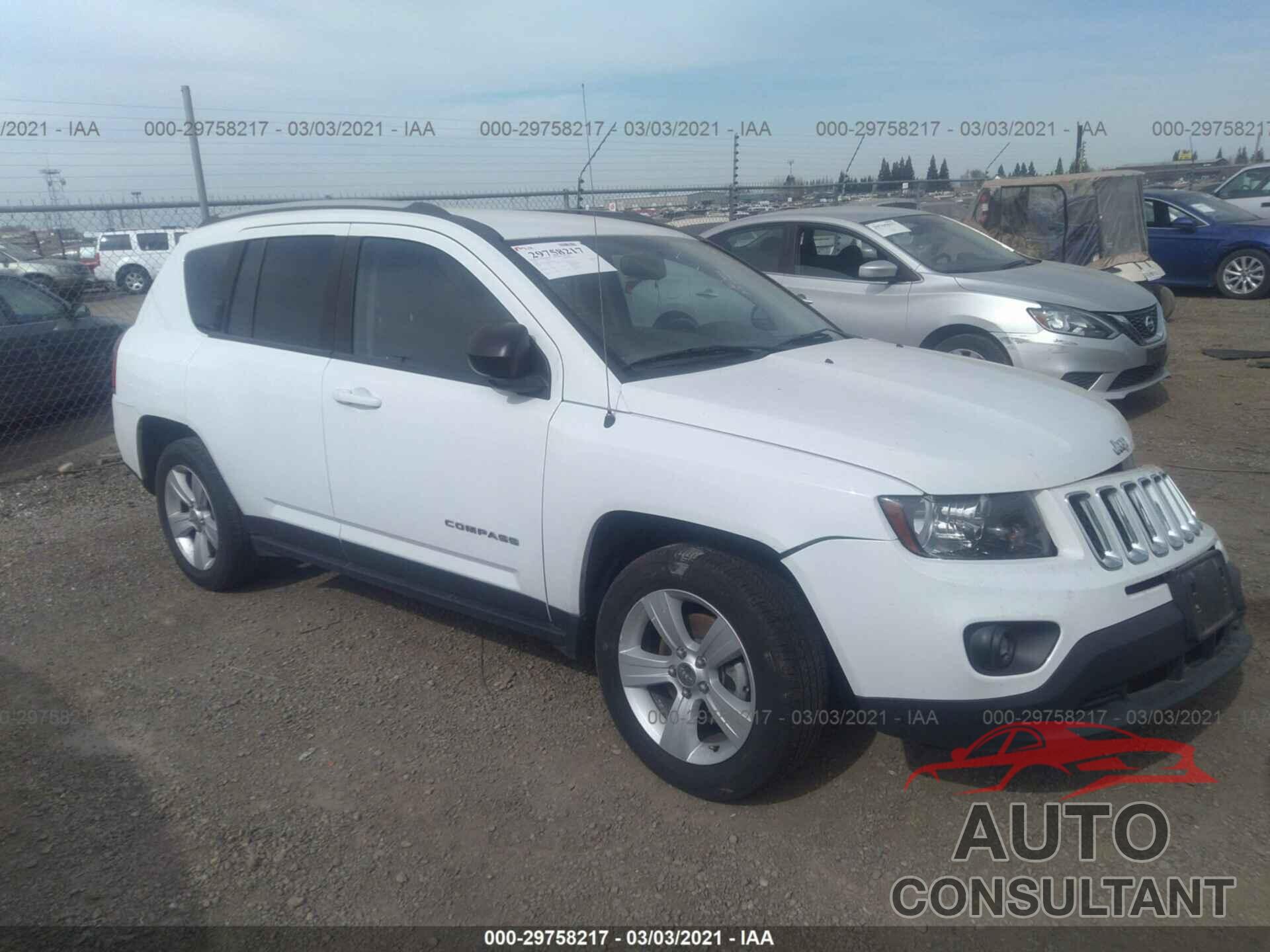 JEEP COMPASS 2016 - 1C4NJCBA5GD734209