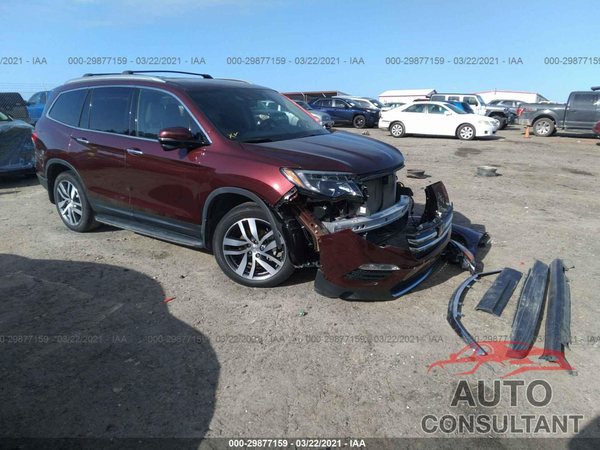 HONDA PILOT 2018 - 5FNYF5H99JB025922