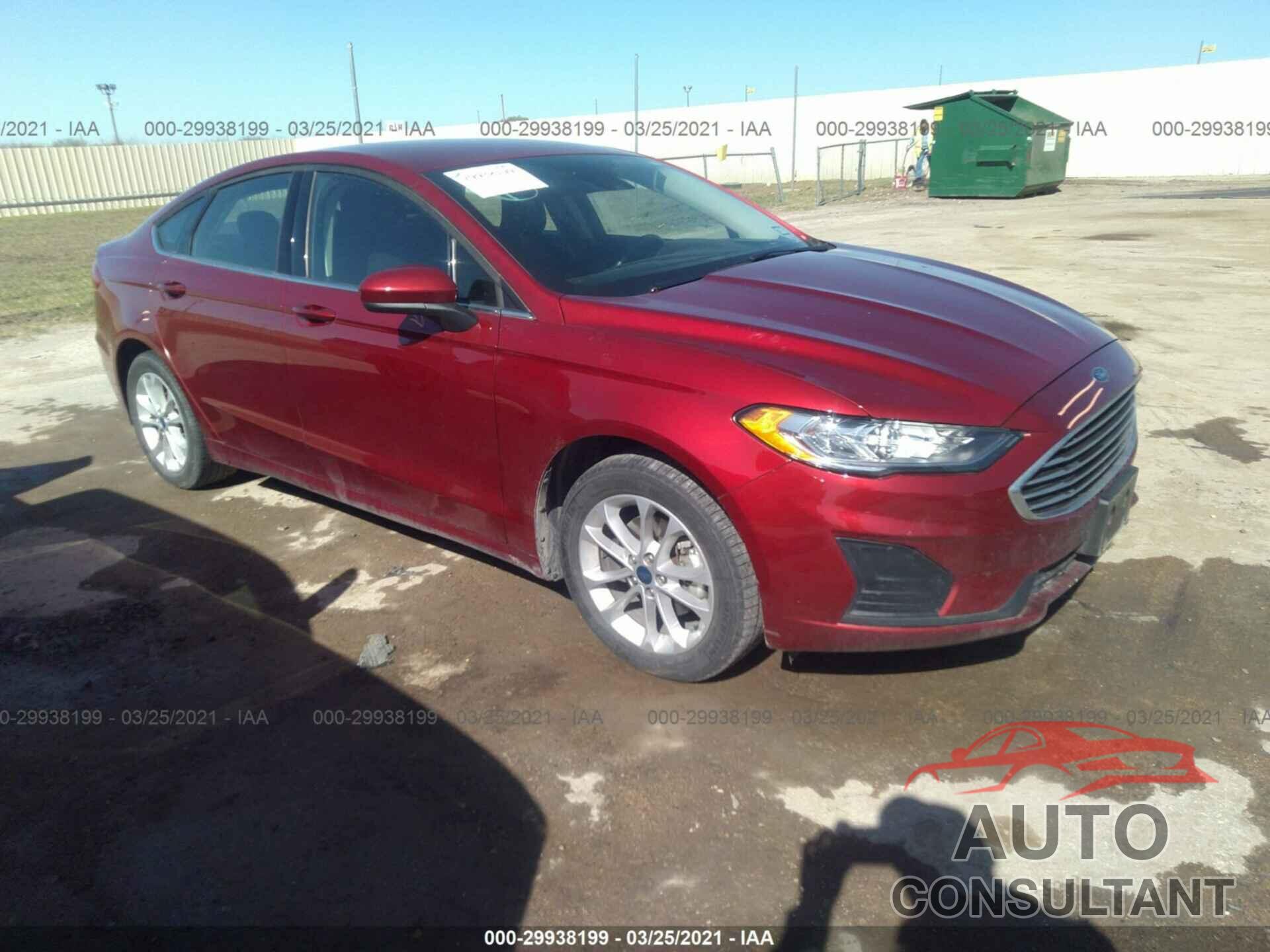 FORD FUSION 2019 - 3FA6P0HDXKR250125