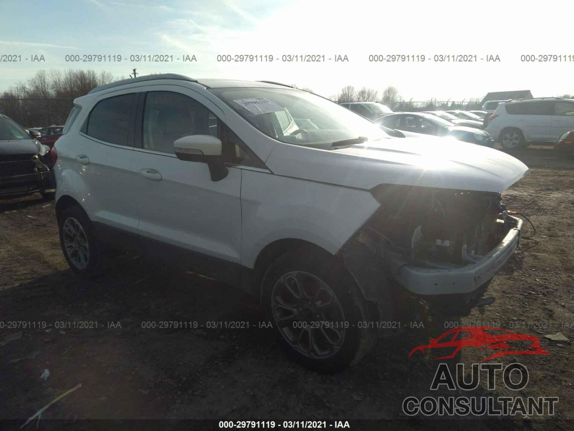 FORD ECOSPORT 2018 - MAJ6P1WL7JC203745