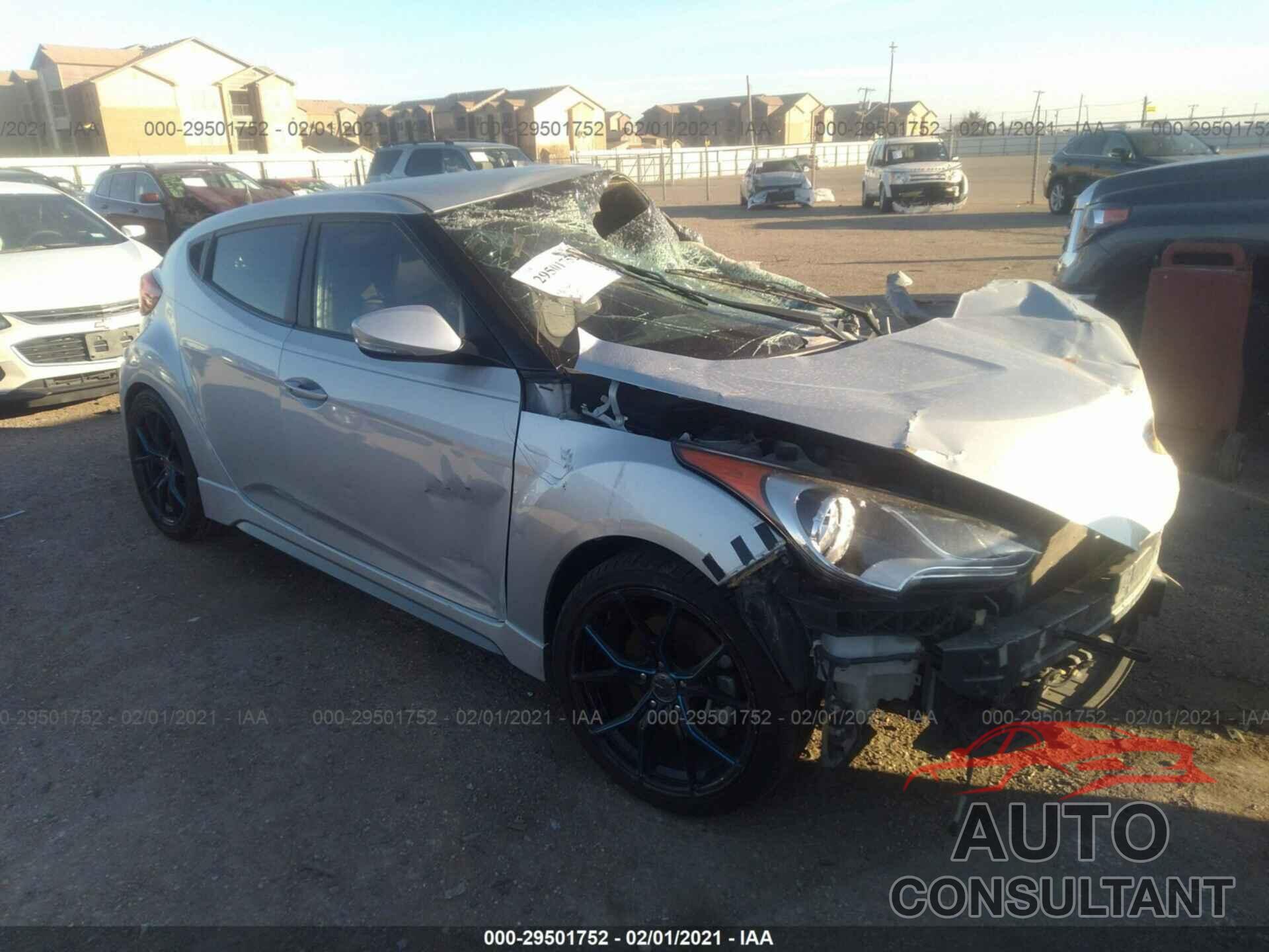 HYUNDAI VELOSTER 2017 - KMHTC6AE4HU314574