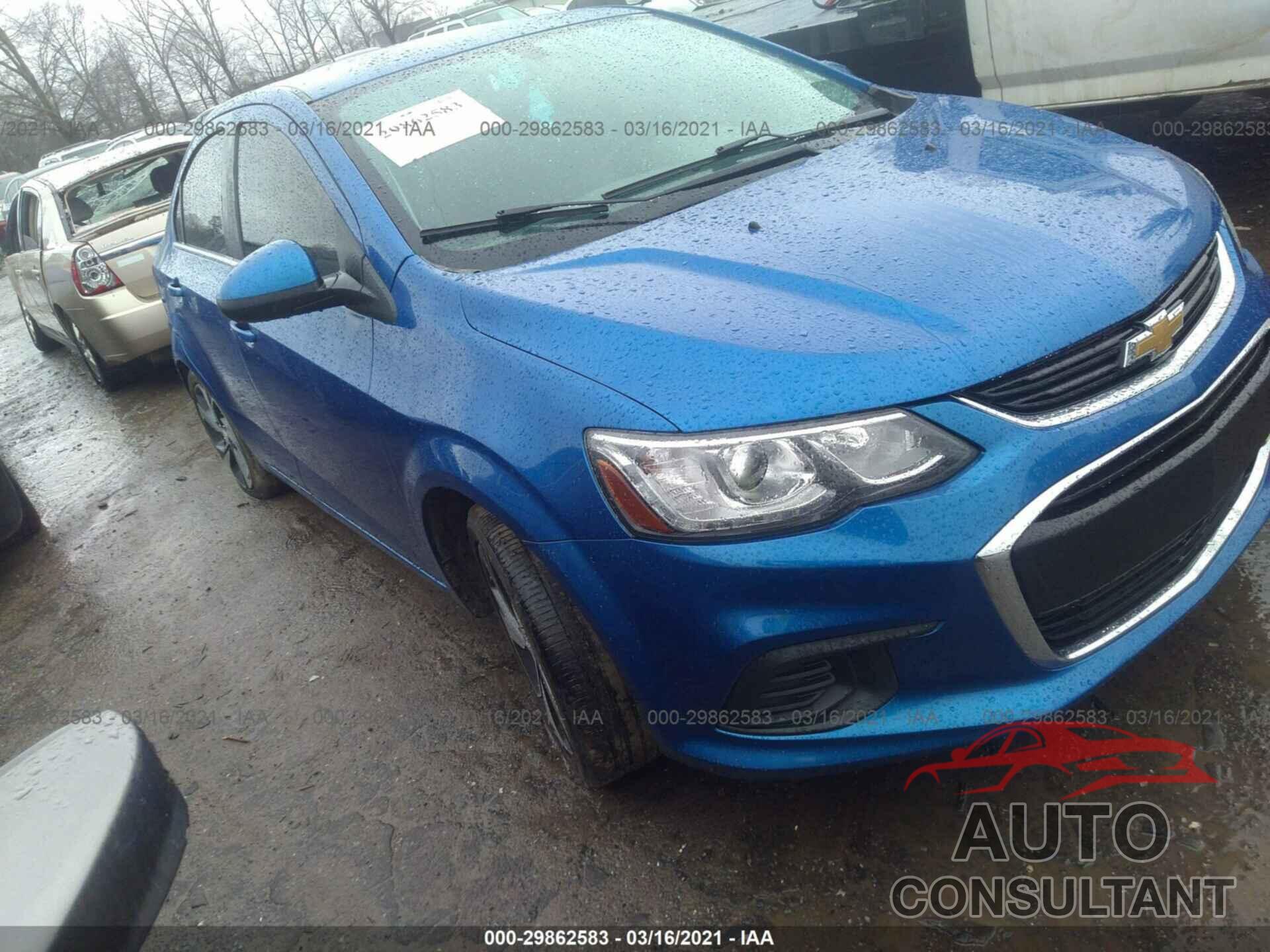 CHEVROLET SONIC 2017 - 1G1JF5SBXH4120691