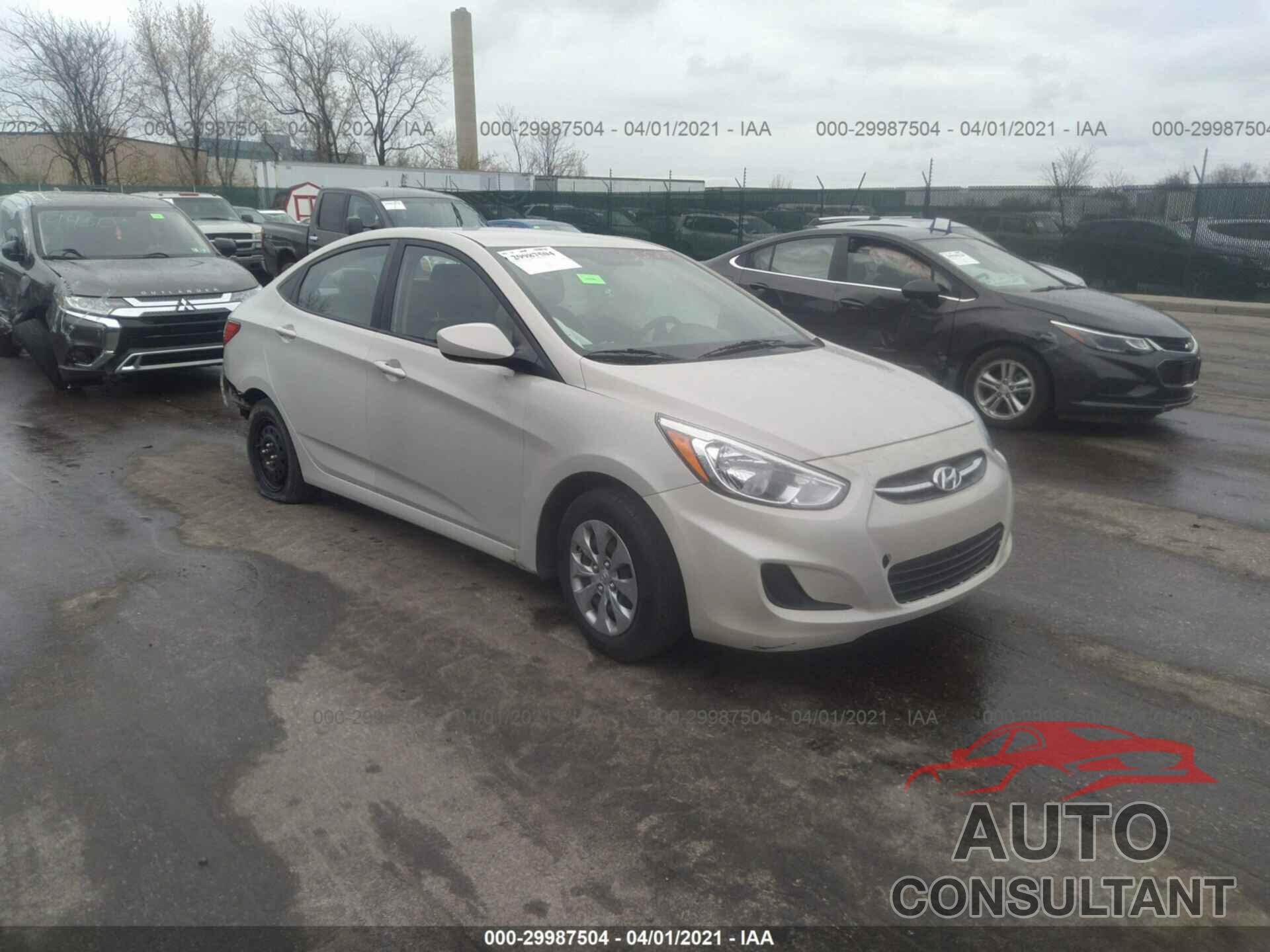 HYUNDAI ACCENT 2017 - KMHCT4AE4HU222031