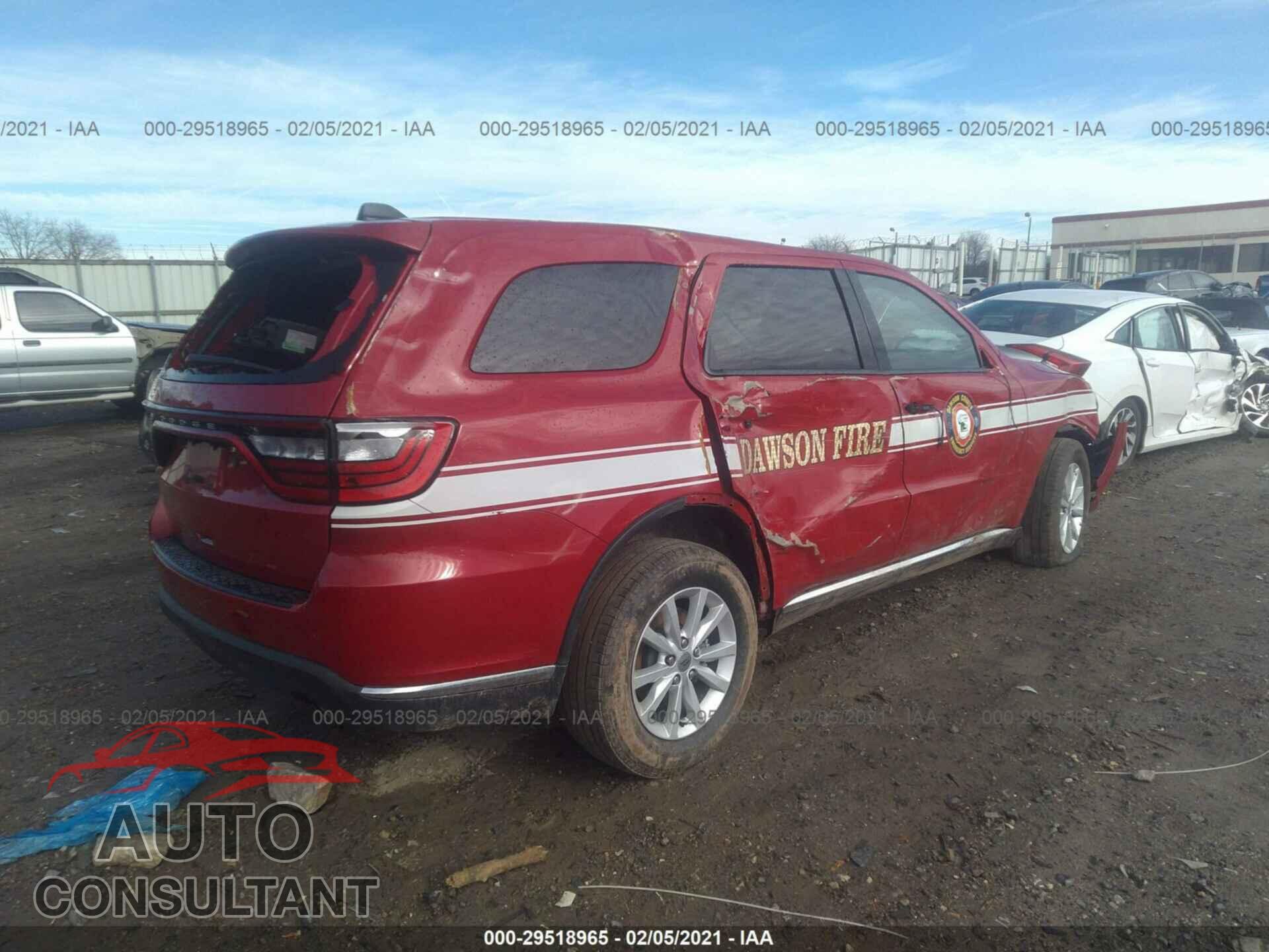 DODGE DURANGO 2019 - 1C4SDJFTXKC765061