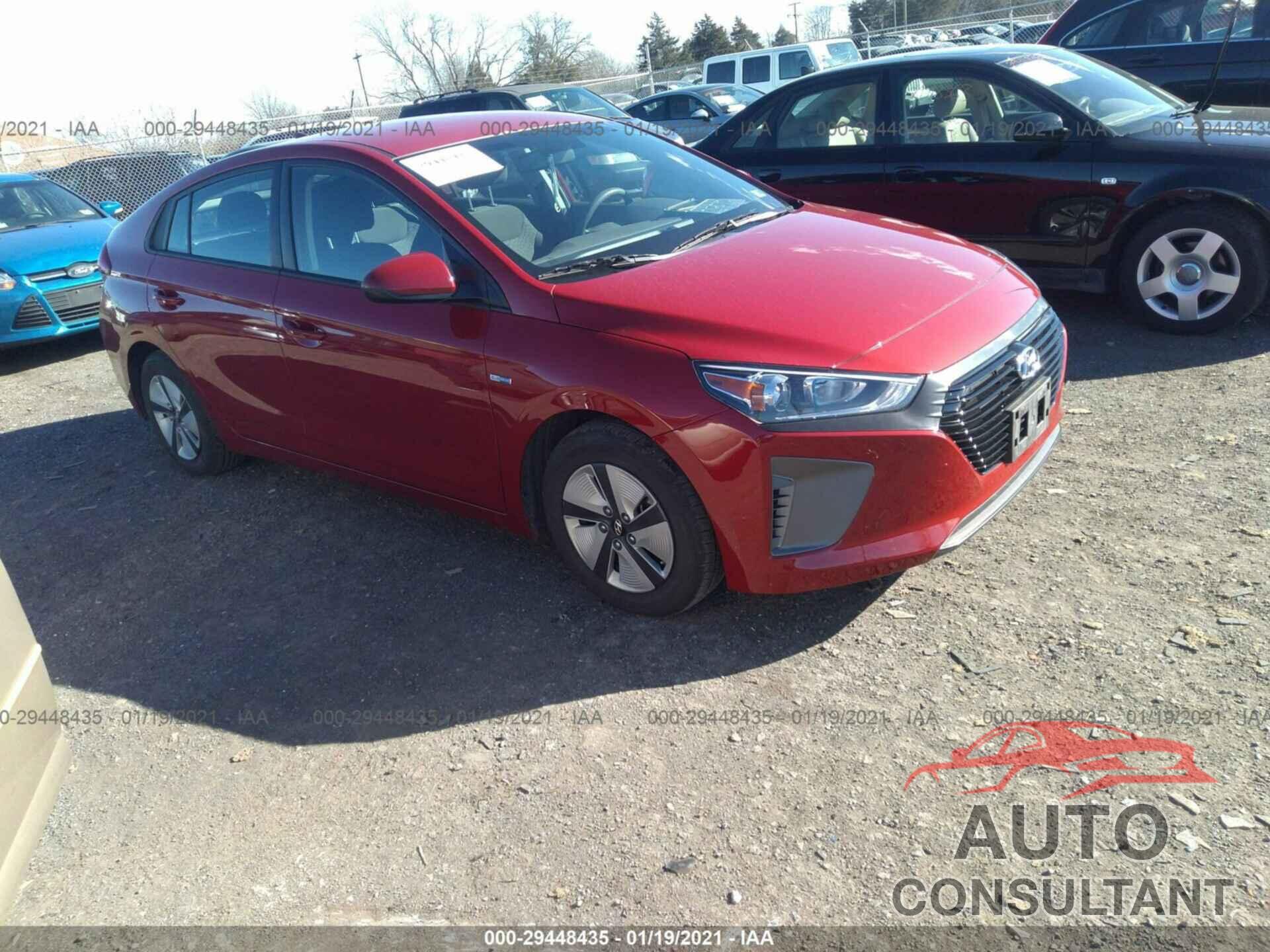 HYUNDAI IONIQ HYBRID 2019 - KMHC65LC2KU118072