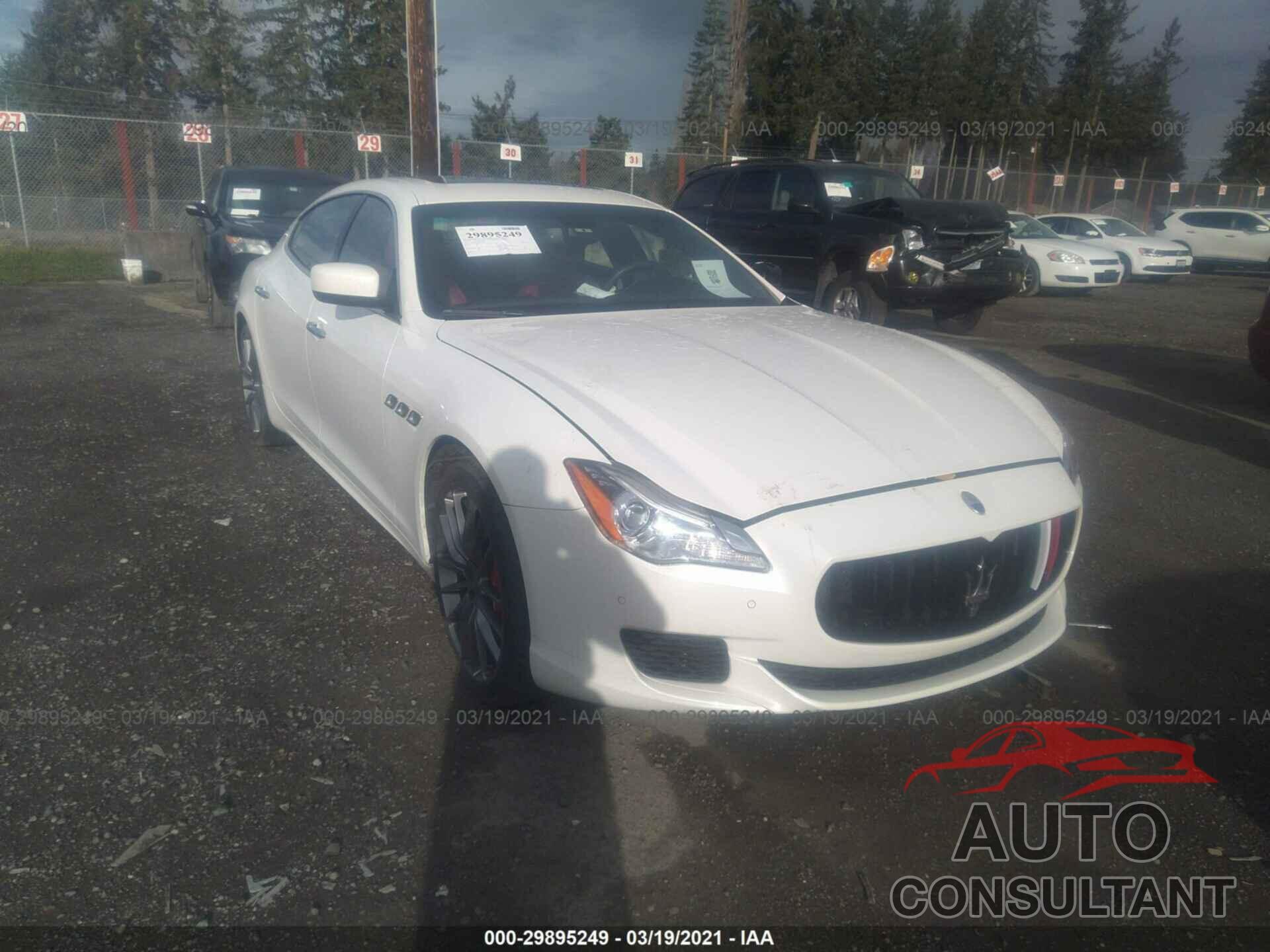 MASERATI QUATTROPORTE 2016 - ZAM56PPA9G1185984