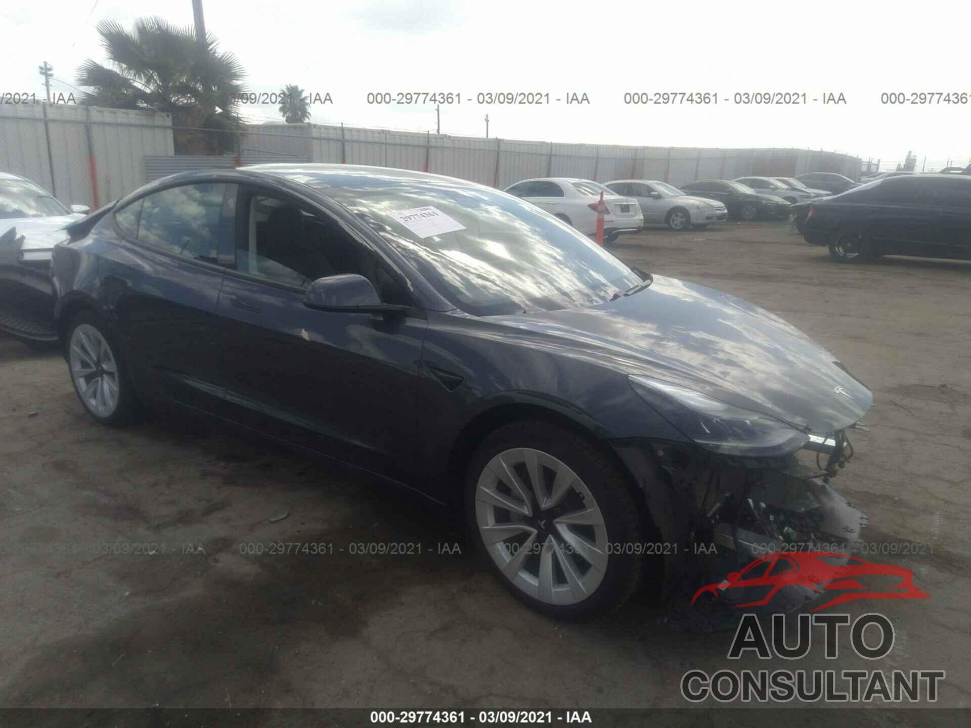TESLA MODEL 3 2021 - 5YJ3E1EB2MF875781