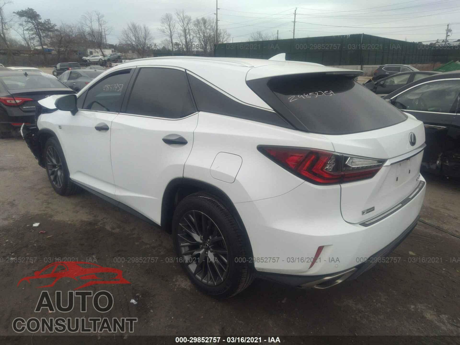 LEXUS RX 2017 - 2T2BZMCA2HC126934