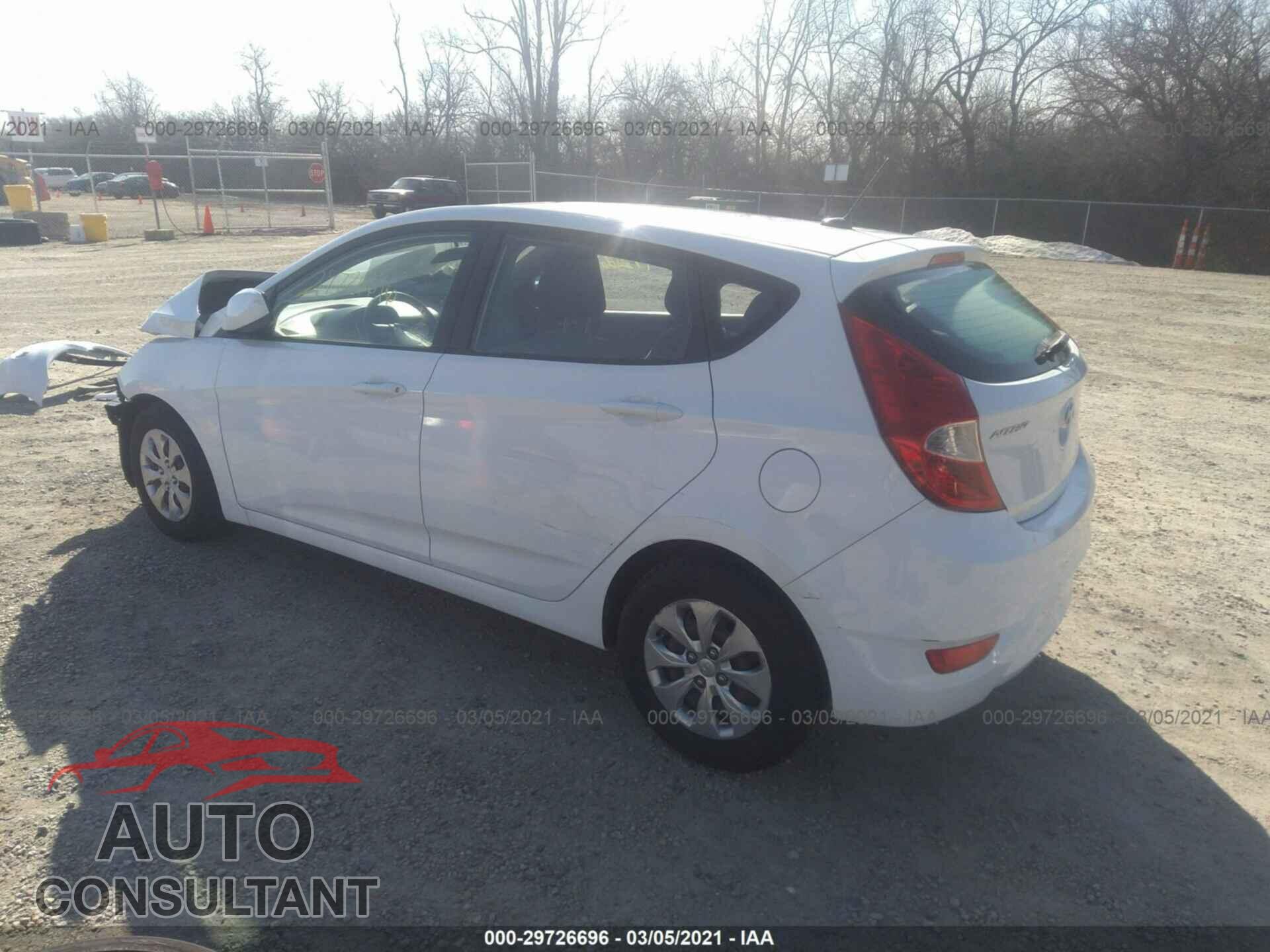 HYUNDAI ACCENT 2017 - KMHCT5AE4HU342031