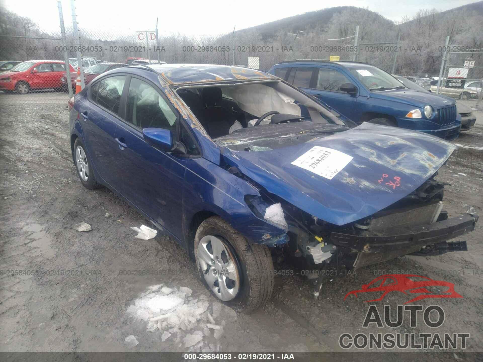 KIA FORTE 2017 - 3KPFL4A72HE148660