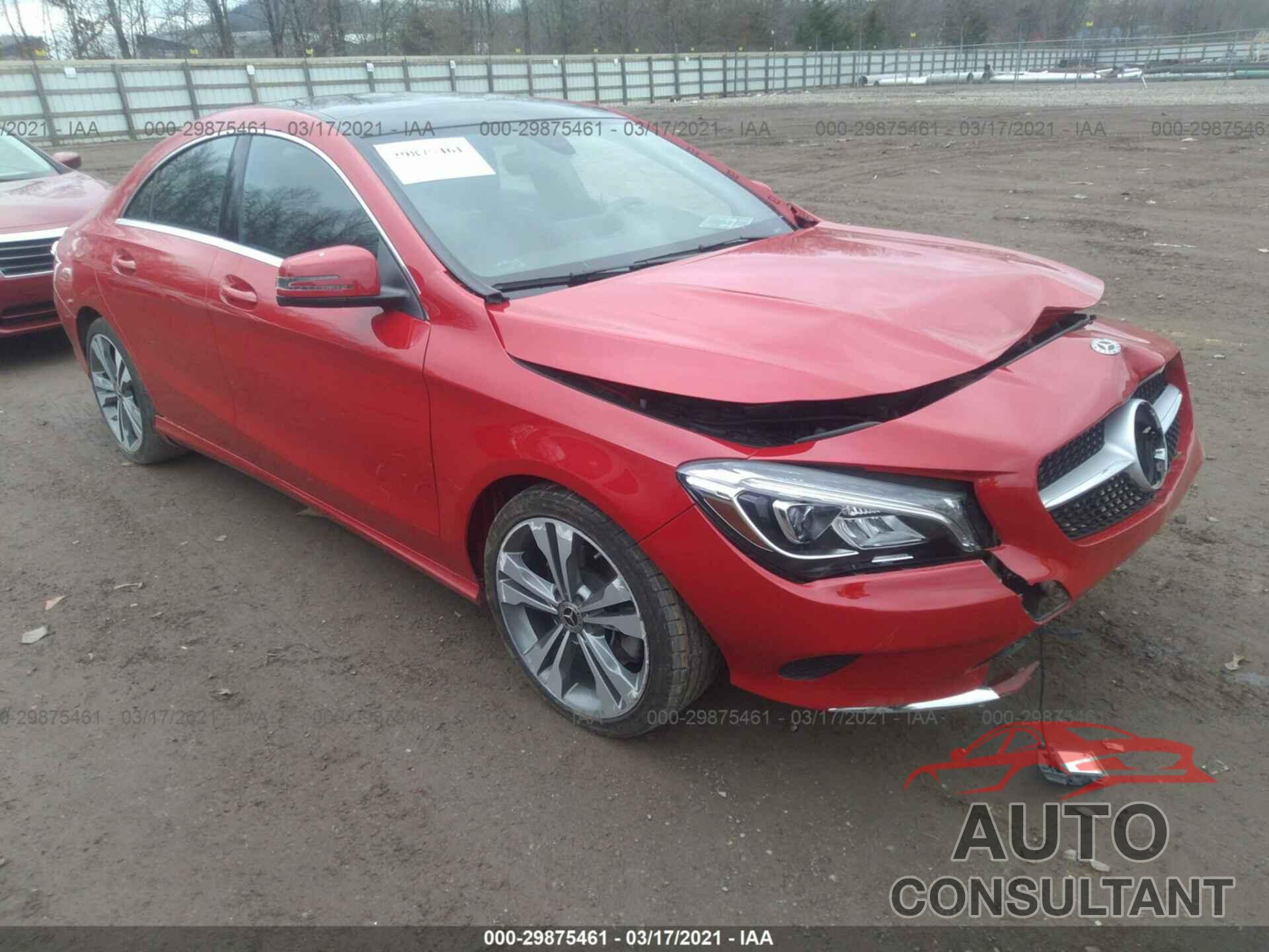 MERCEDES-BENZ CLA 2019 - WDDSJ4EB1KN749117
