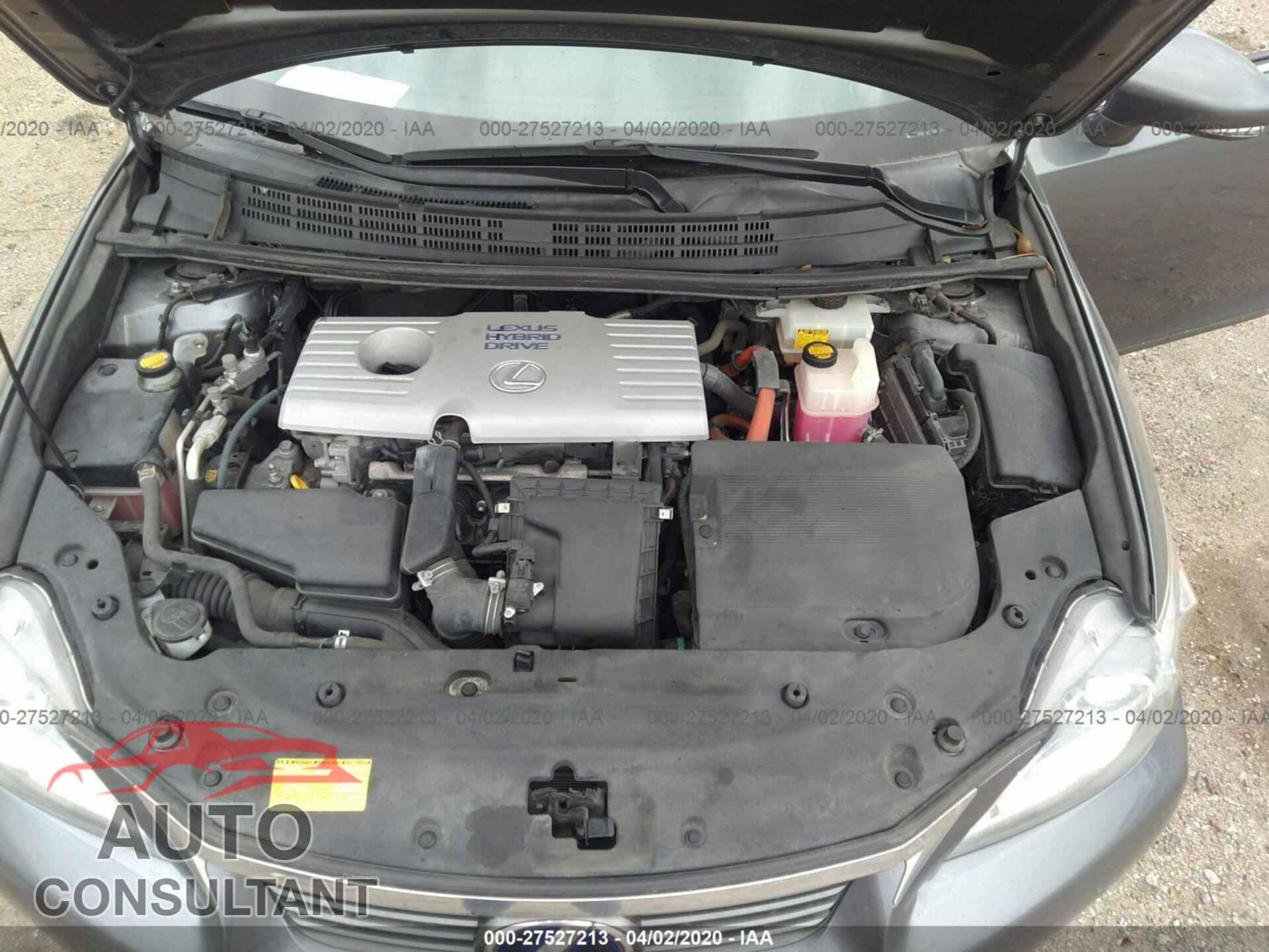 LEXUS CT 2012 - JTHKD5BH6C2079534