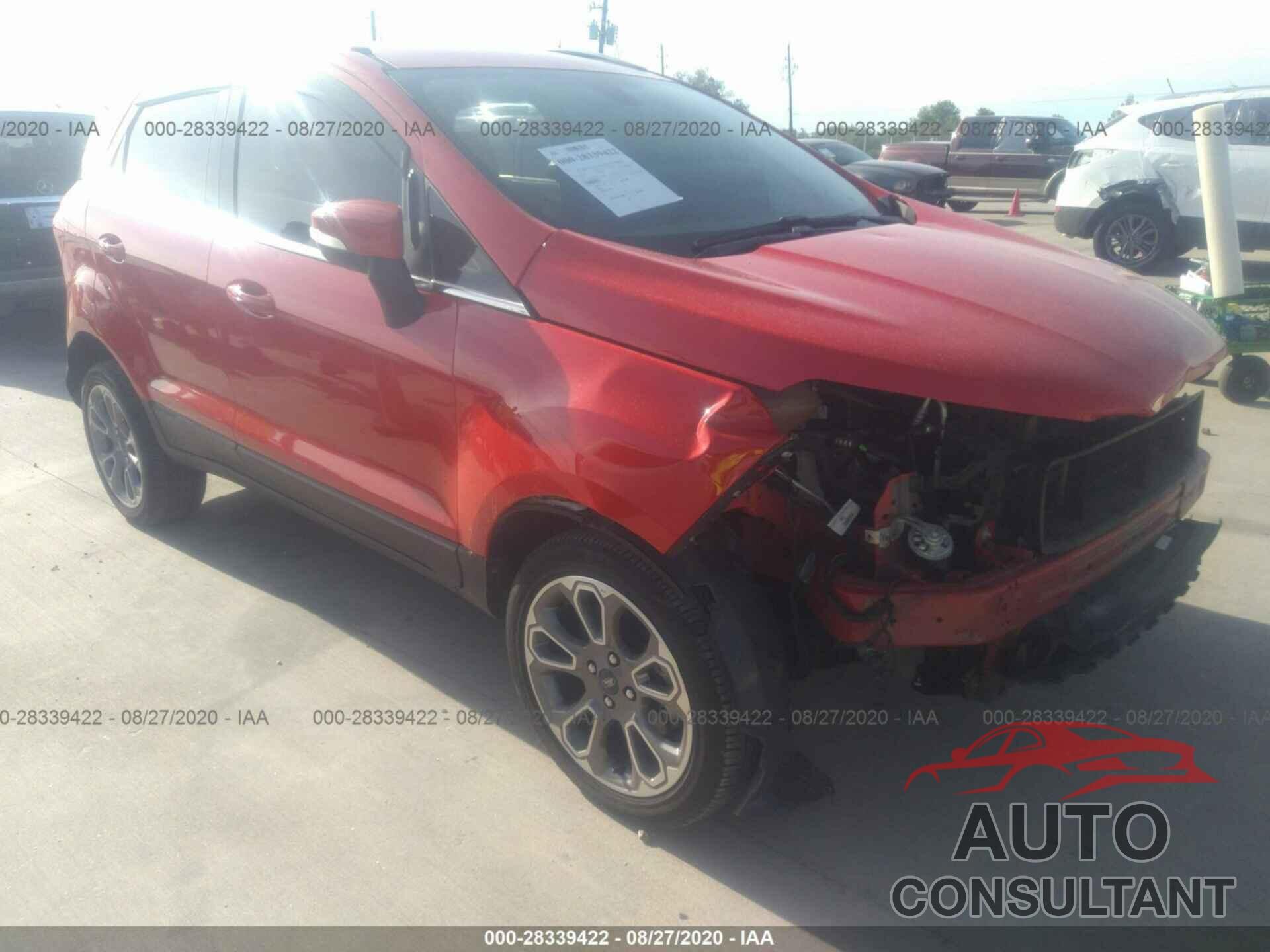 FORD ECOSPORT 2019 - MAJ6S3KL2KC302989