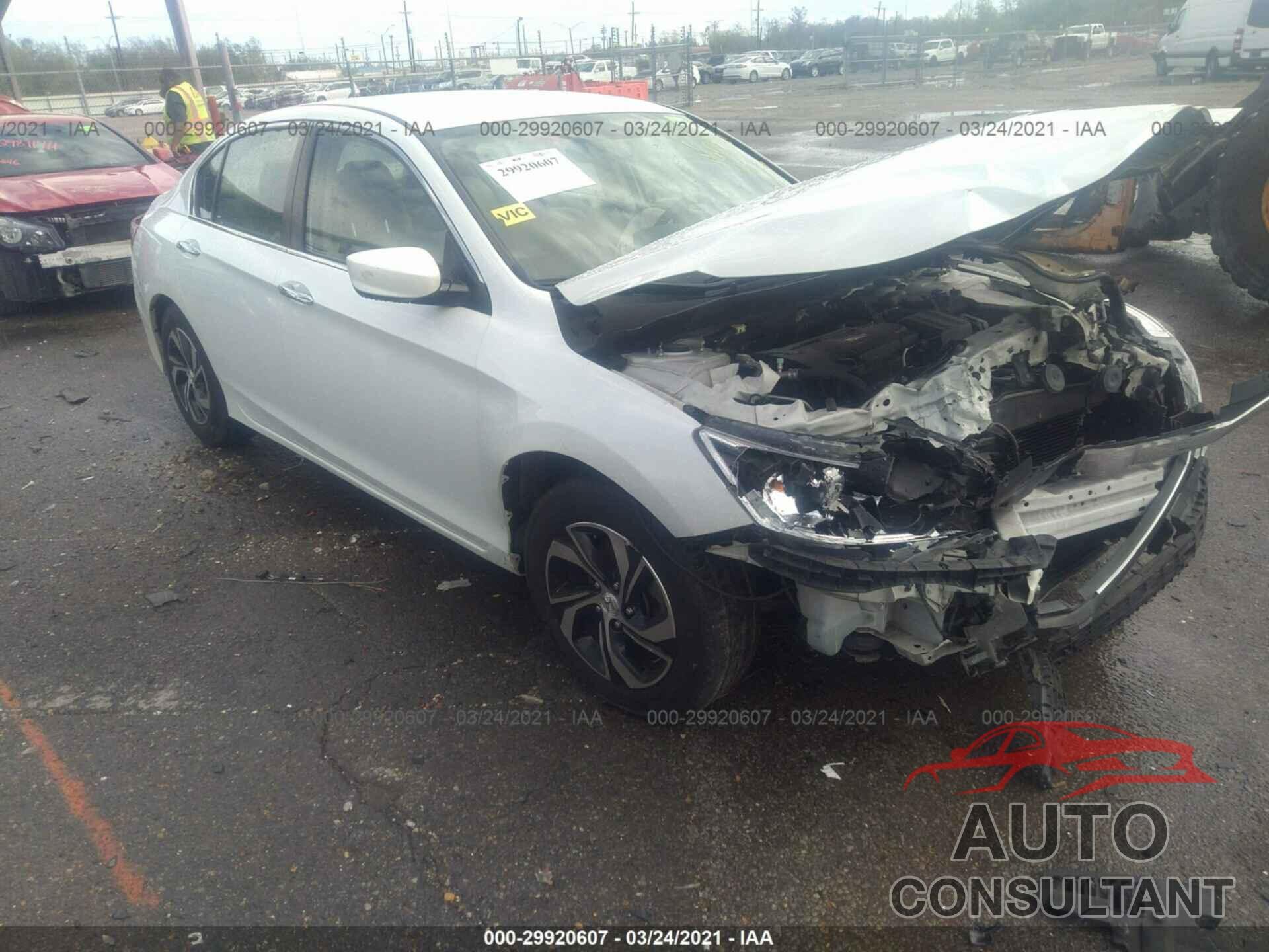HONDA ACCORD SEDAN 2016 - 1HGCR2F36GA207773