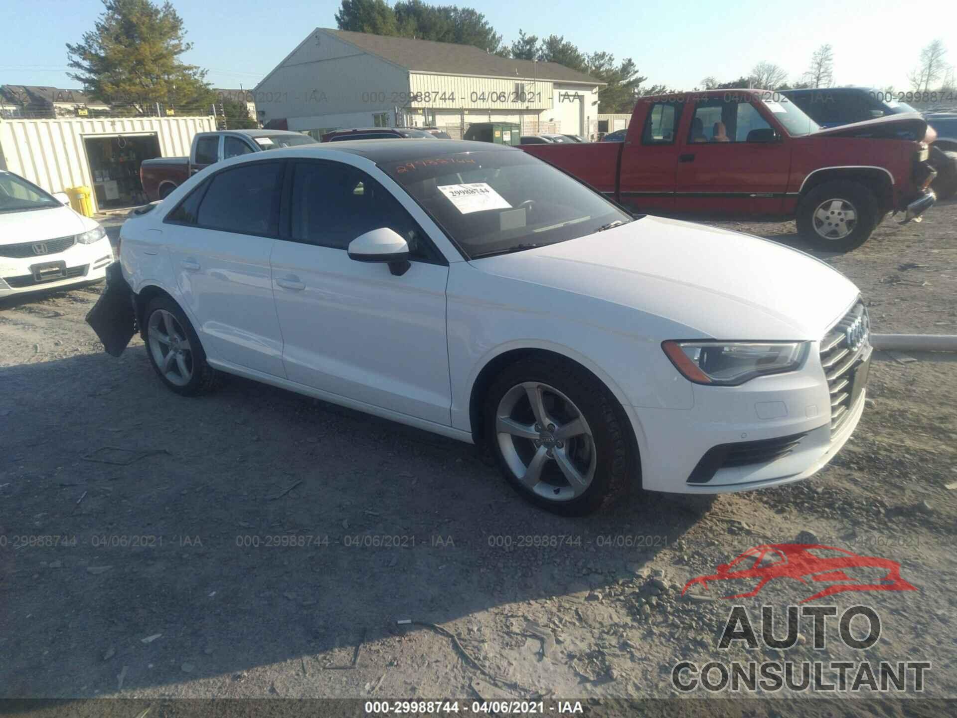 AUDI A3 2016 - WAUA7GFF0G1058082