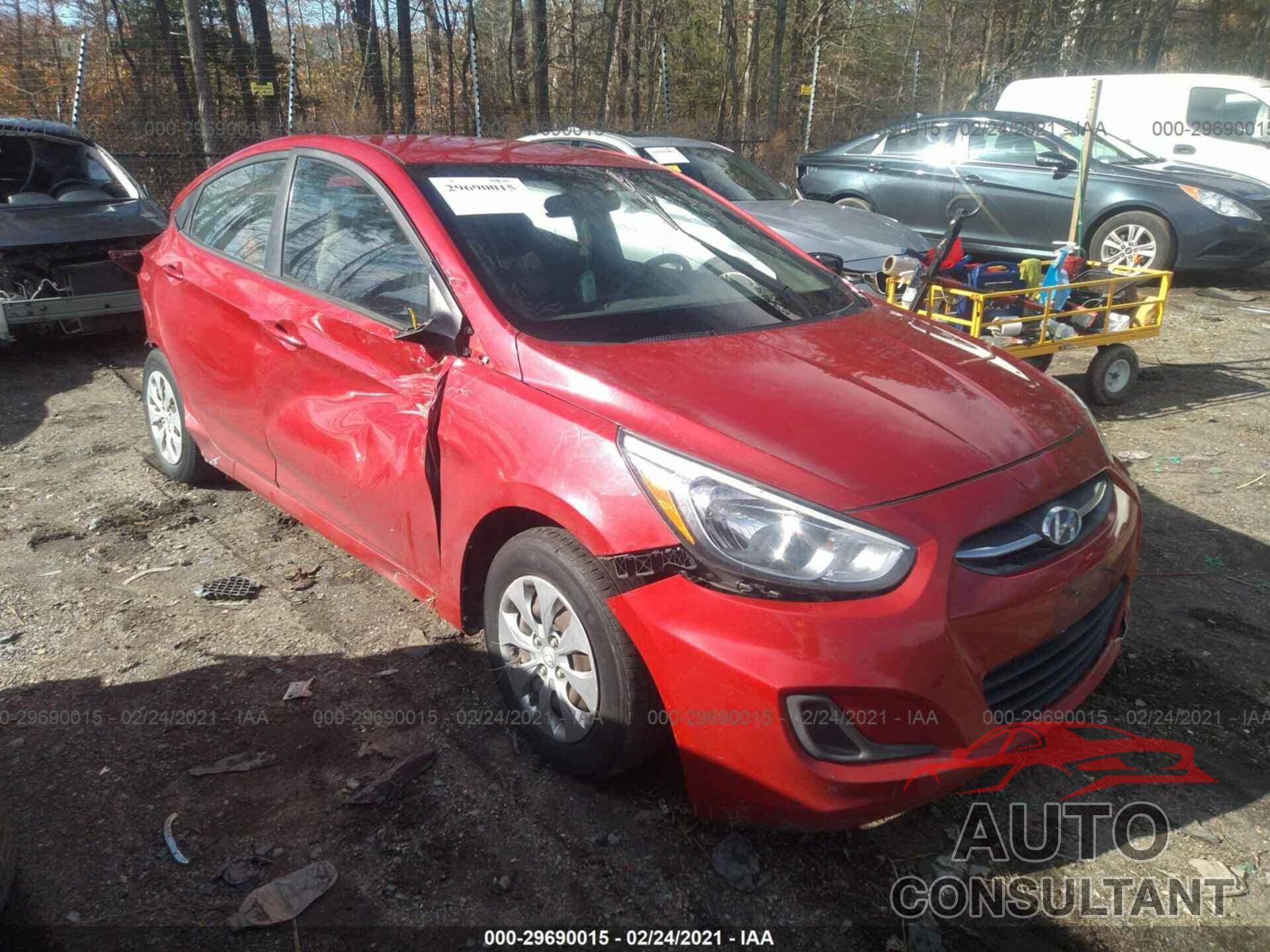 HYUNDAI ACCENT 2016 - KMHCT4AE8GU138955