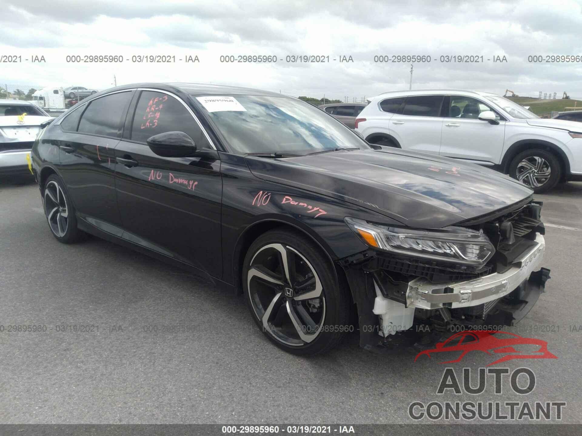 HONDA ACCORD SEDAN 2019 - 1HGCV1F38KA104451