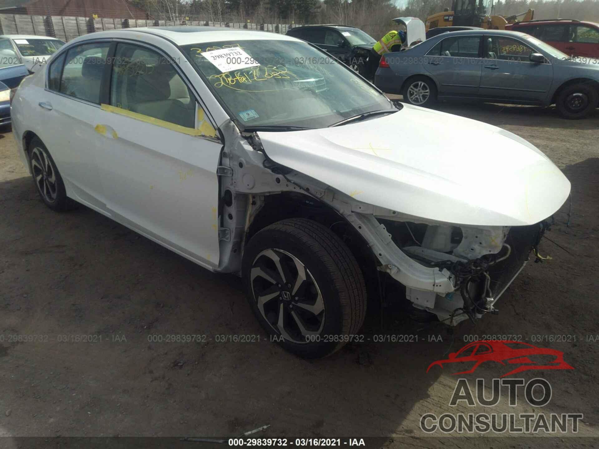 HONDA ACCORD SEDAN 2016 - 1HGCR2F76GA193778