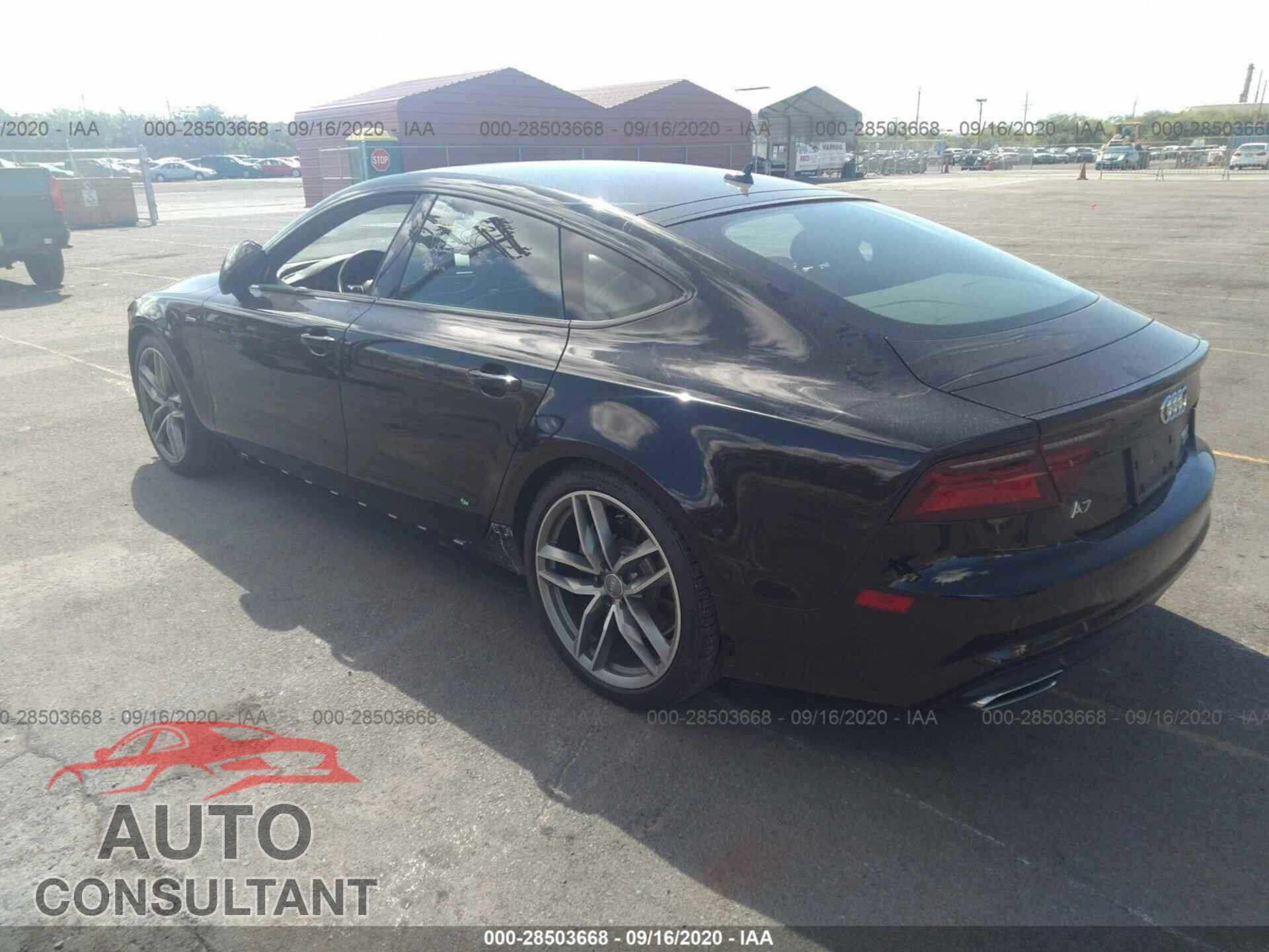 AUDI A7 2016 - WAUWGAFC8GN016731