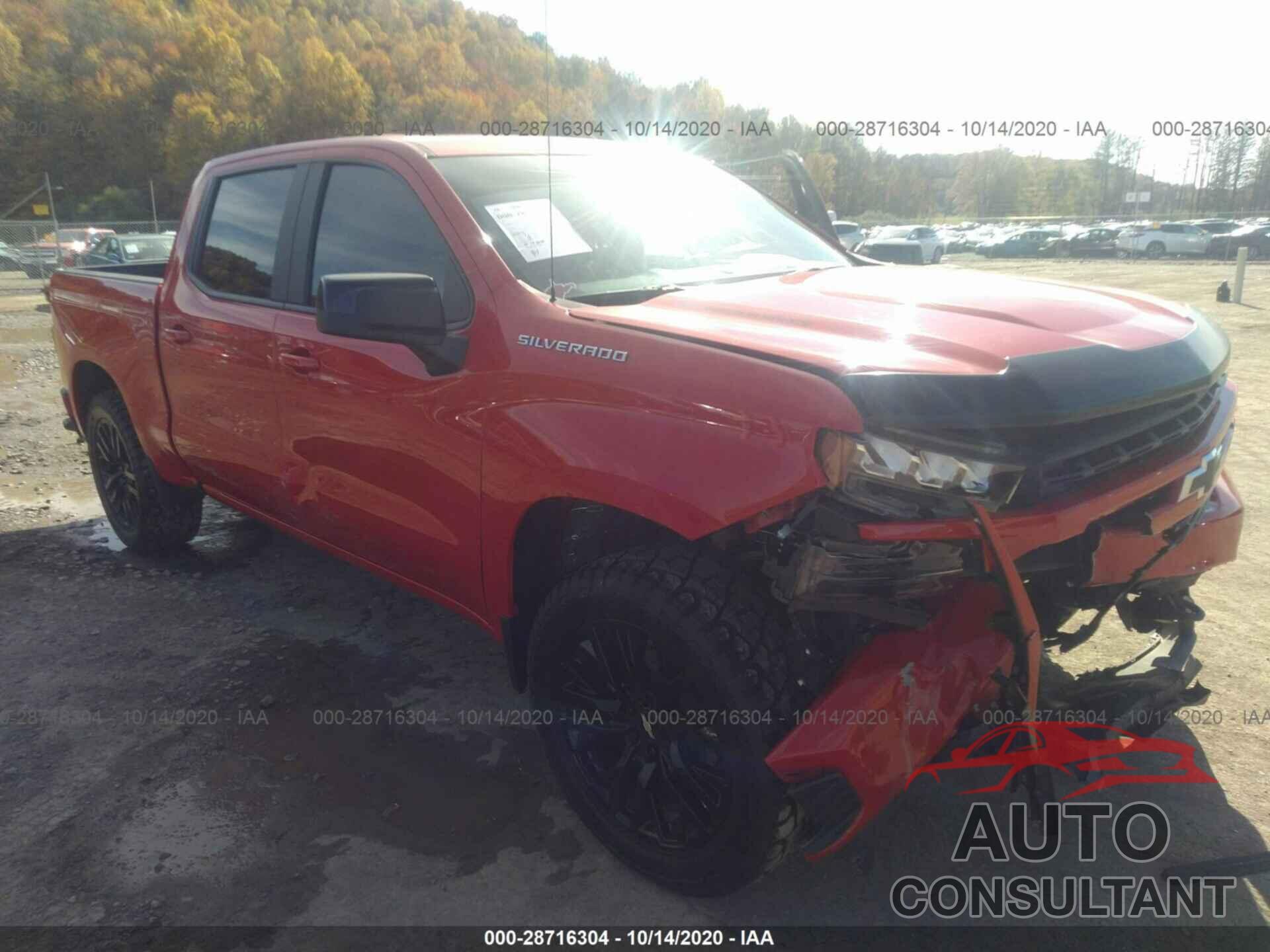 CHEVROLET SILVERADO 1500 2019 - 3GCUYEEDXKG191489