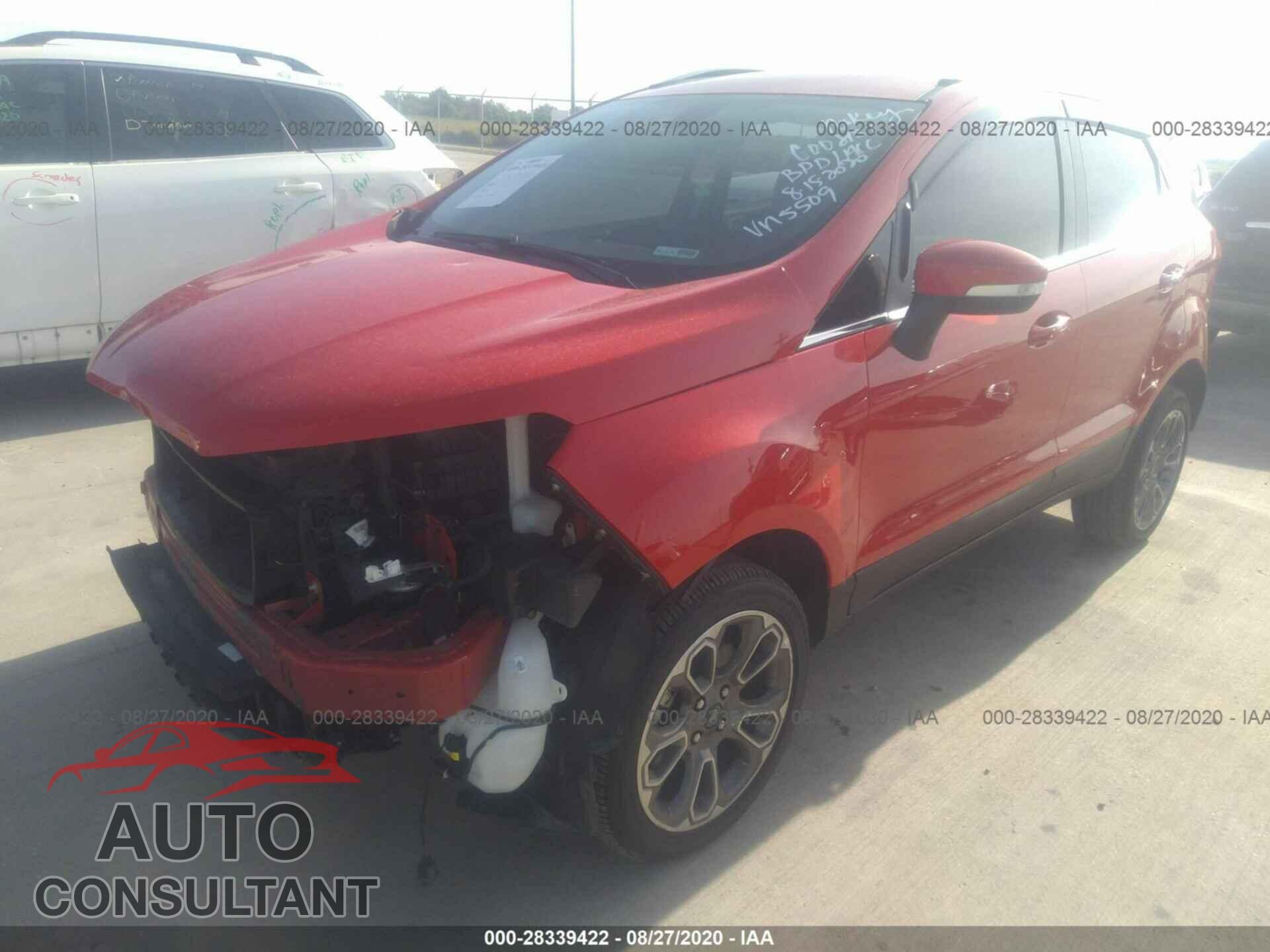 FORD ECOSPORT 2019 - MAJ6S3KL2KC302989