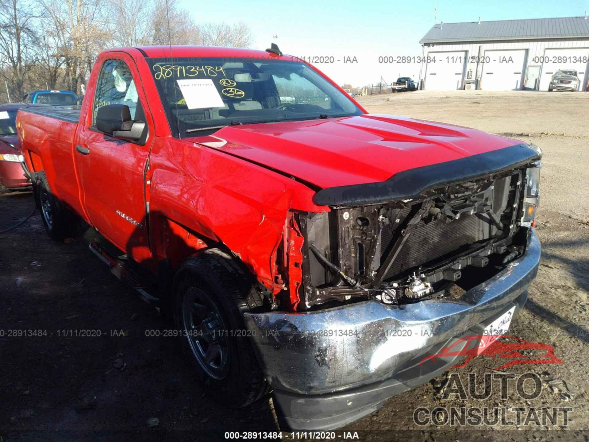 CHEVROLET SILVERADO 1500 2017 - 1GCNCNEH7HZ192047