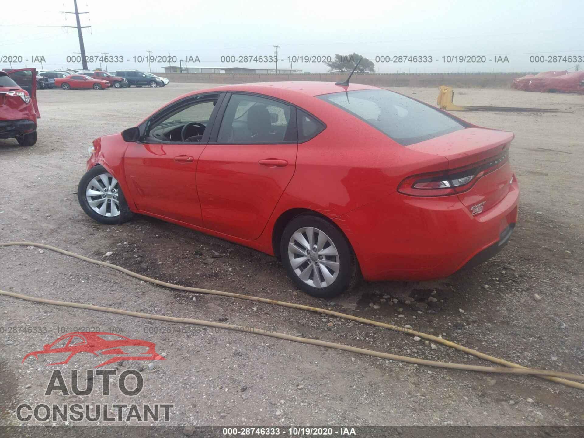 DODGE DART 2016 - 1C3CDFDH1GD750616