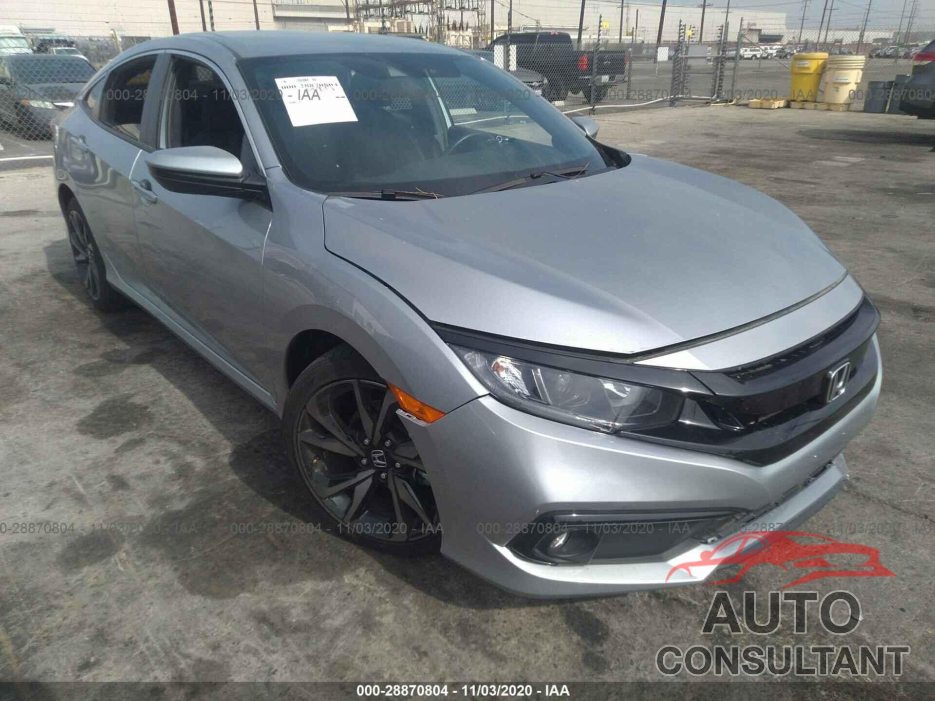 HONDA CIVIC SEDAN 2019 - 2HGFC2F82KH573007