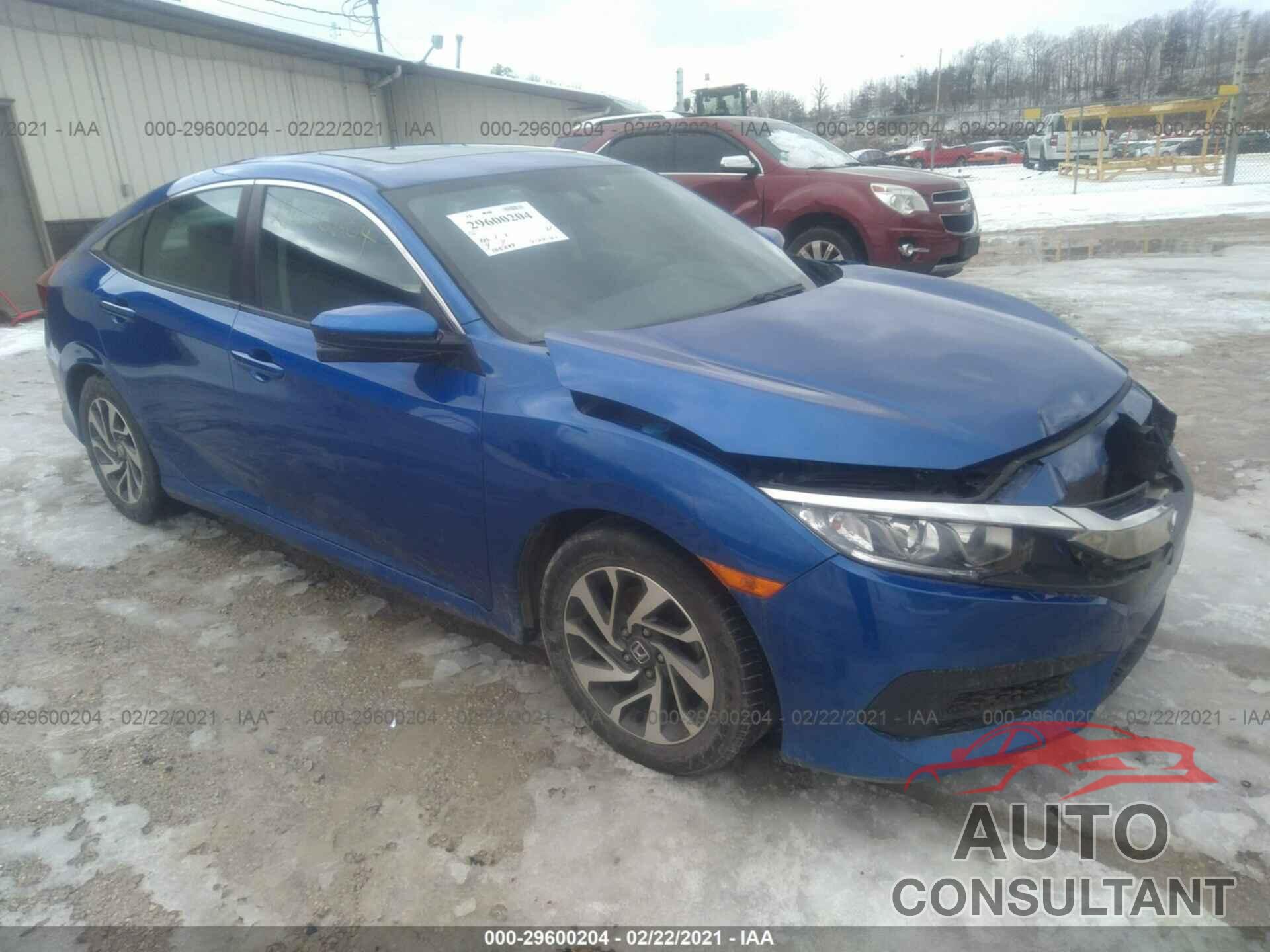 HONDA CIVIC SEDAN 2016 - 19XFC2F75GE092497