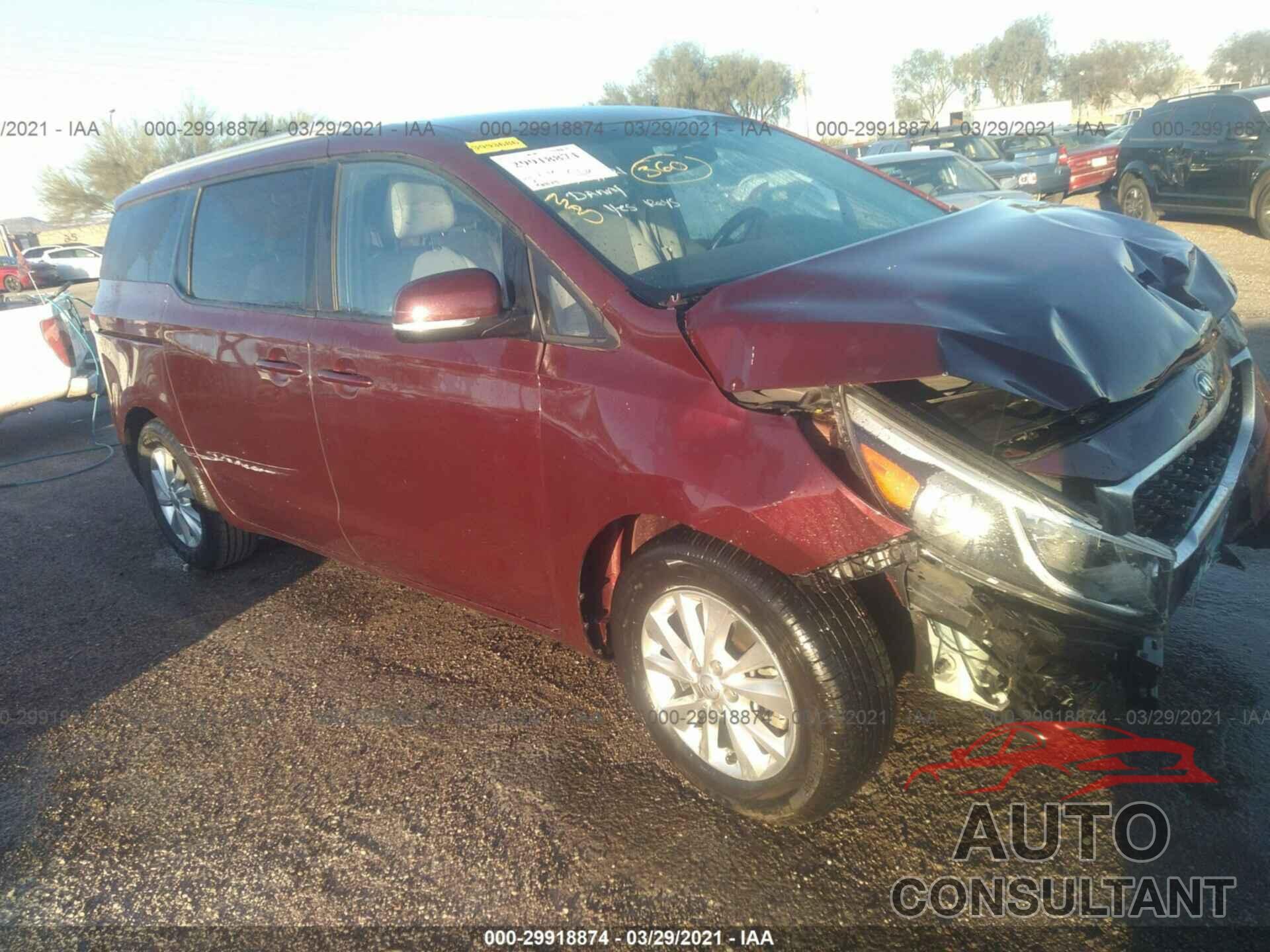 KIA SEDONA 2016 - KNDMB5C16G6088735