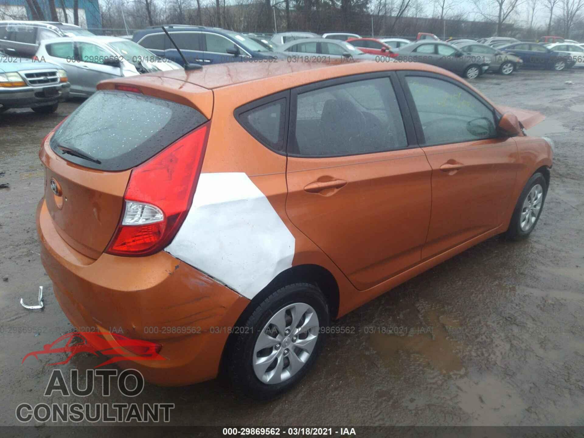 HYUNDAI ACCENT 2016 - KMHCT5AE6GU265838