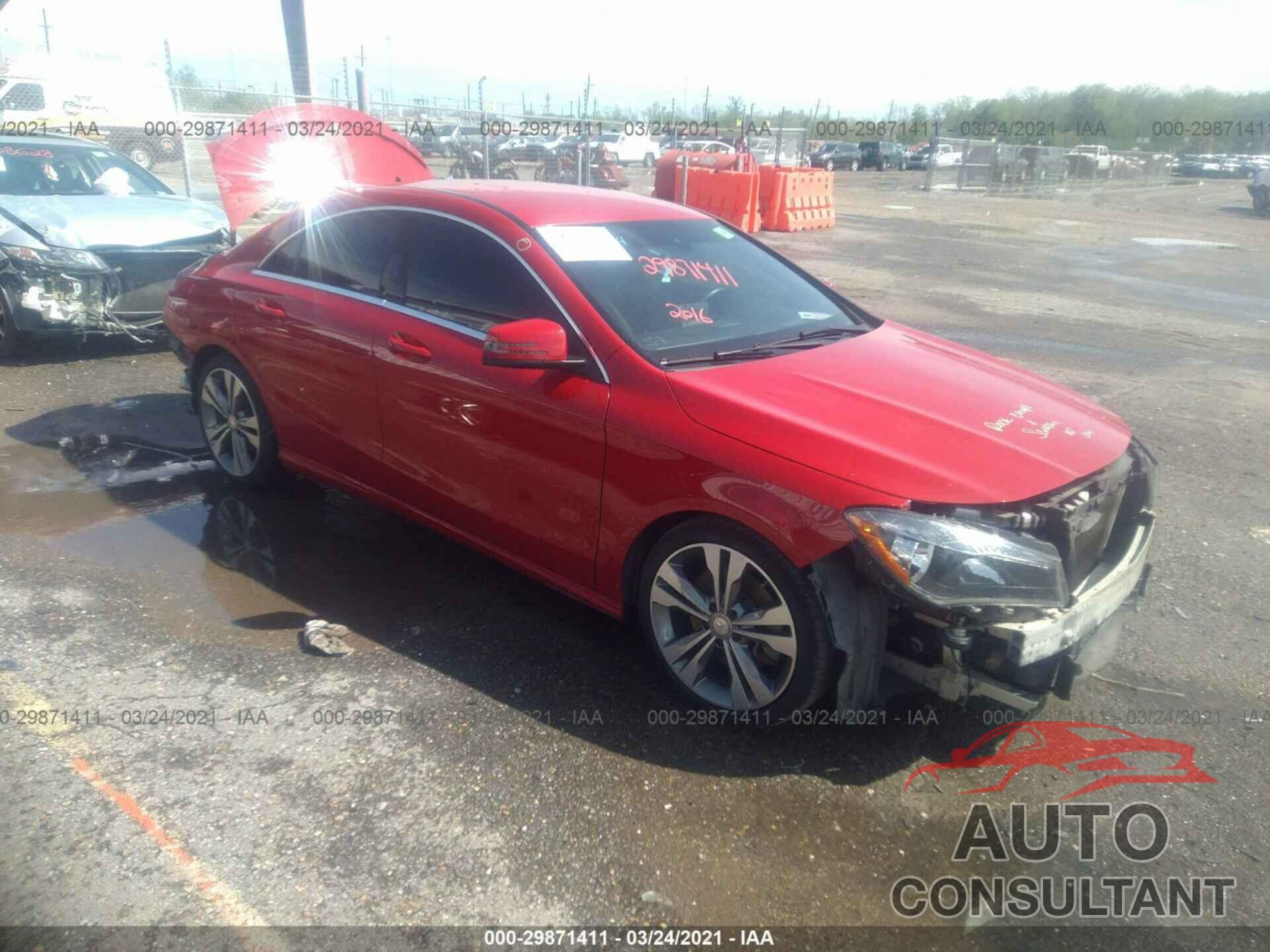 MERCEDES-BENZ CLA 2016 - WDDSJ4EB6GN325634