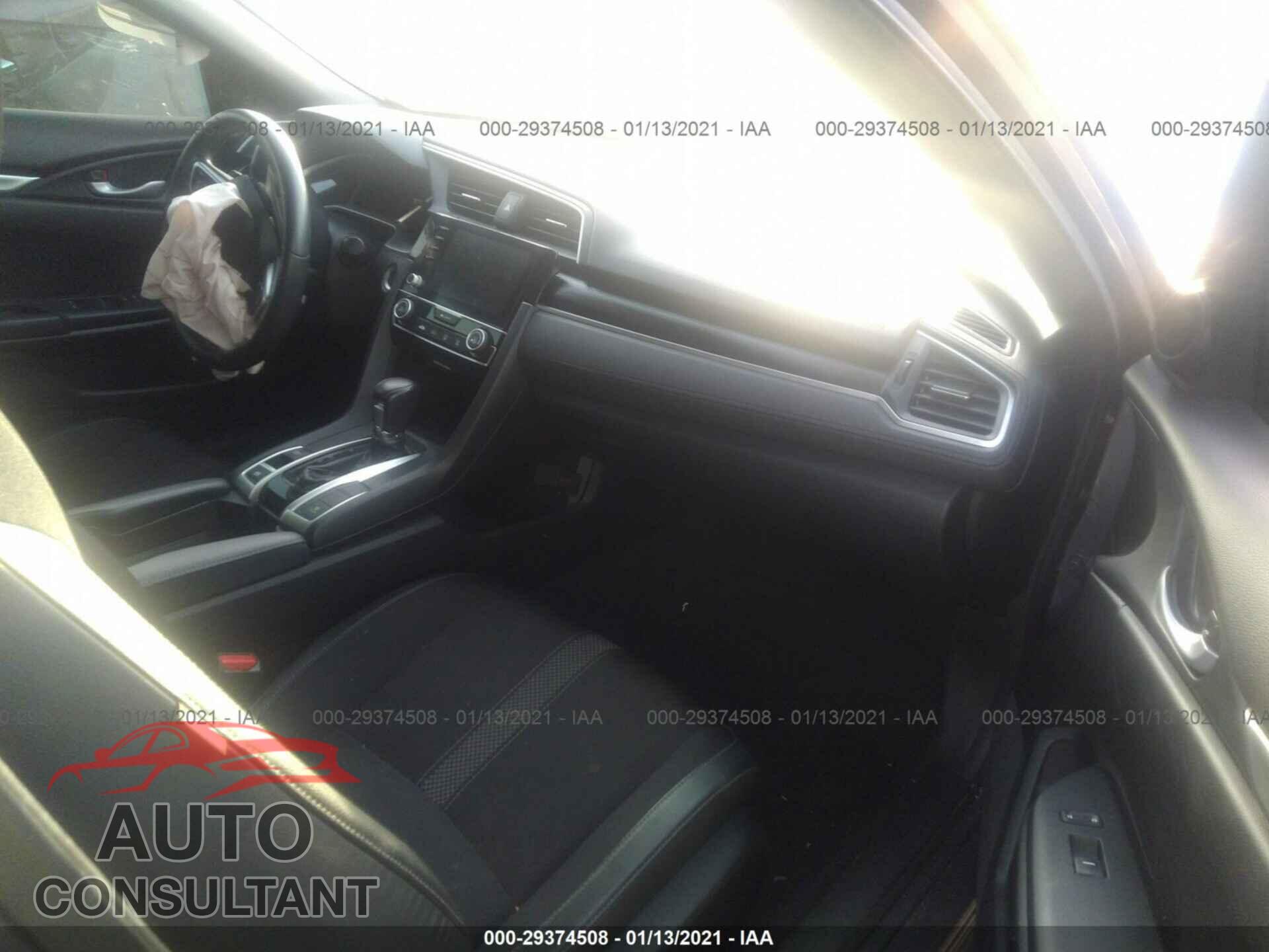 HONDA CIVIC SEDAN 2019 - 2HGFC2F80KH545688