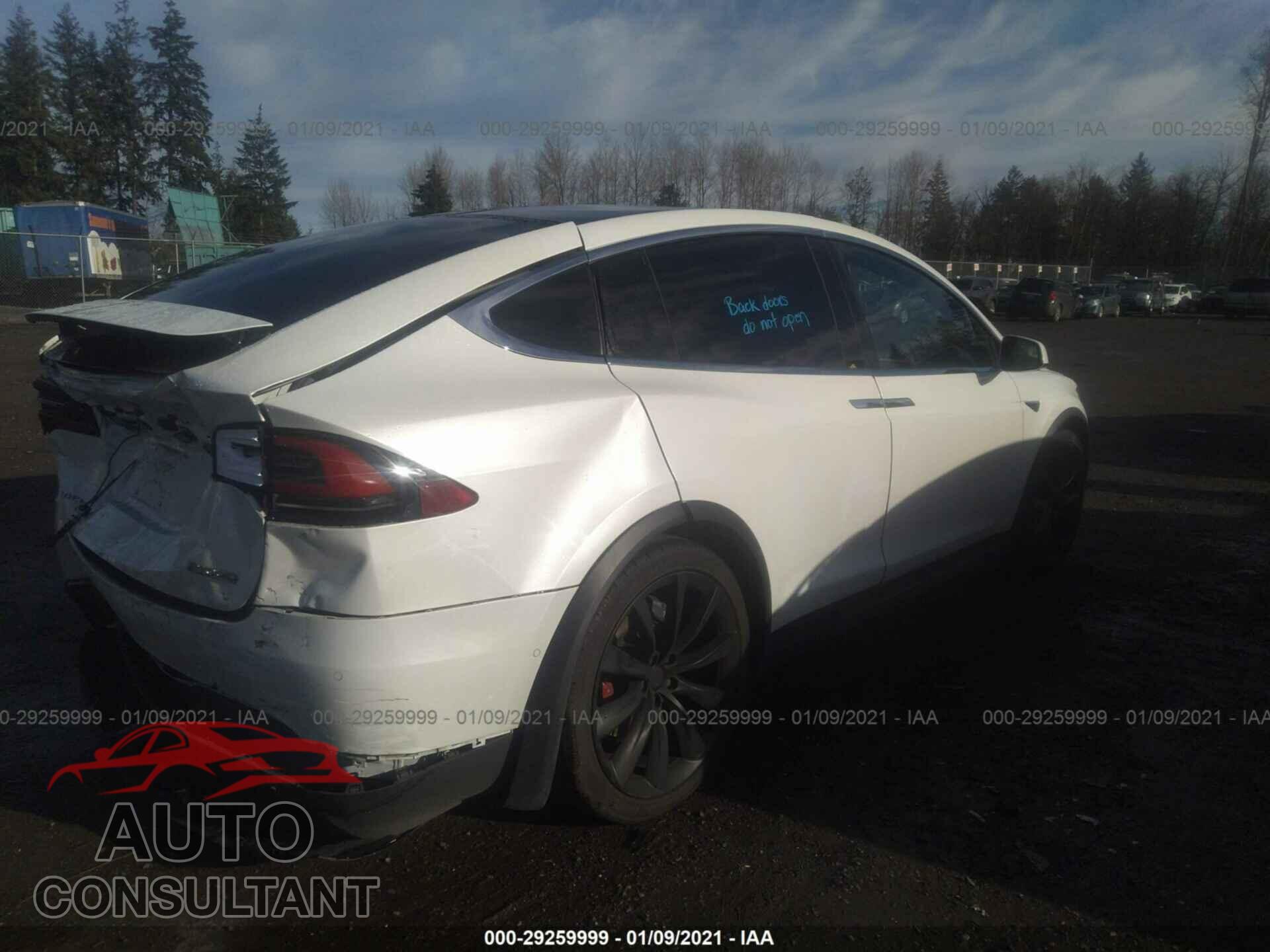 TESLA MODEL X 2017 - 5YJXCAE47HF075749