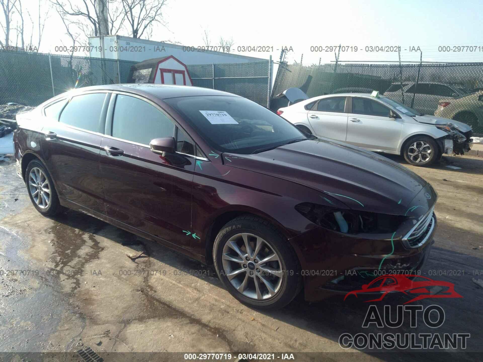 FORD FUSION 2017 - 3FA6P0H75HR200655